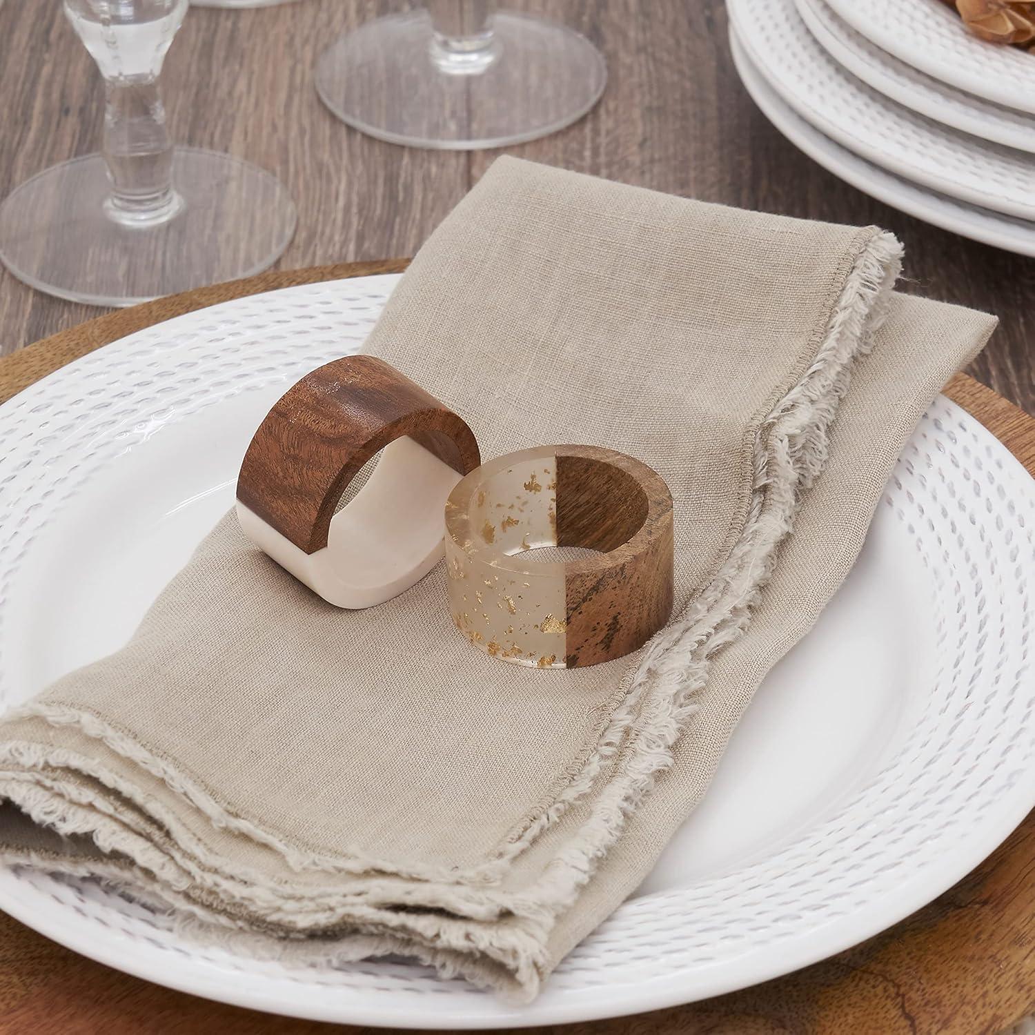 Branwen Resin Napkin Ring (Set of 4)