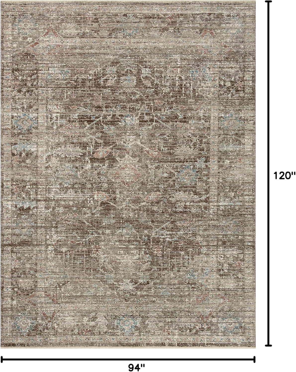 Magnolia Home By Joanna Gaines X Loloi Millie Charcoal / Dove Area Rug