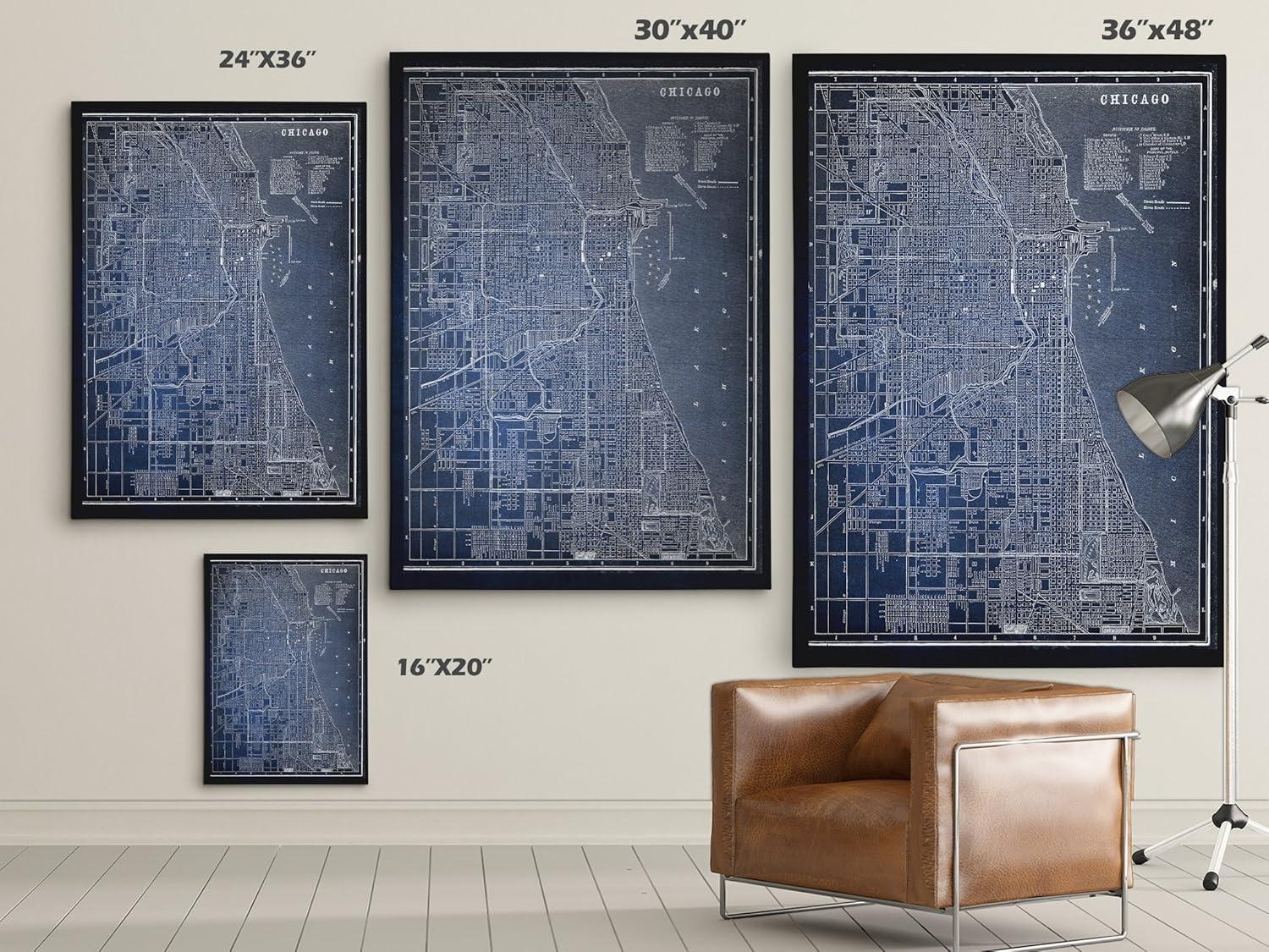 Steelside™ " Chicago Sketch Map "