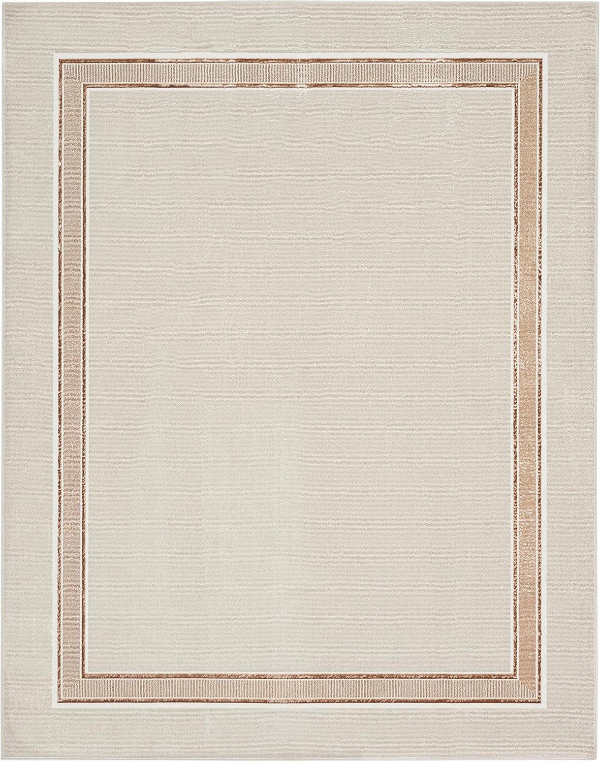 Nourison Glam Contemporary Bordered Indoor Rug