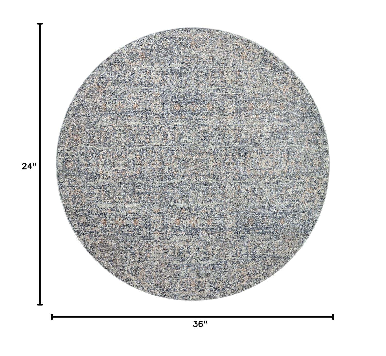 Angela Rose x Loloi Blake Denim / Taupe Area Rug