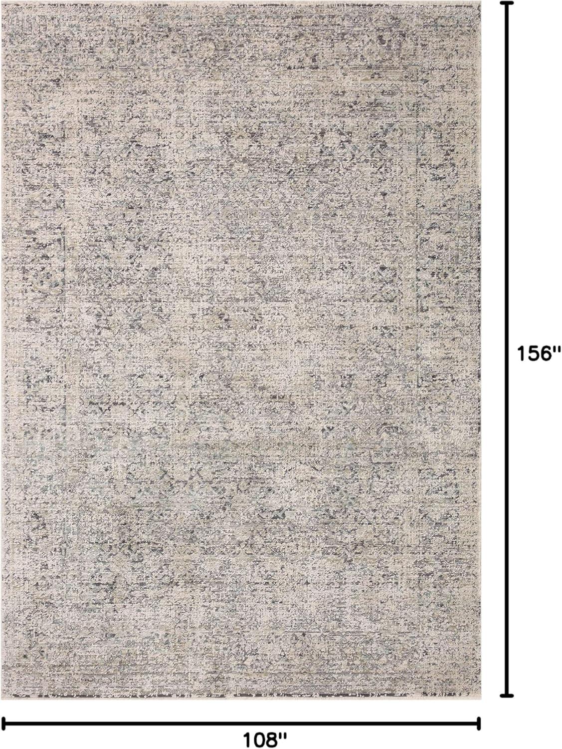 Amber Lewis x Loloi Alie Greys/ Beige/ Ivory Area Rug