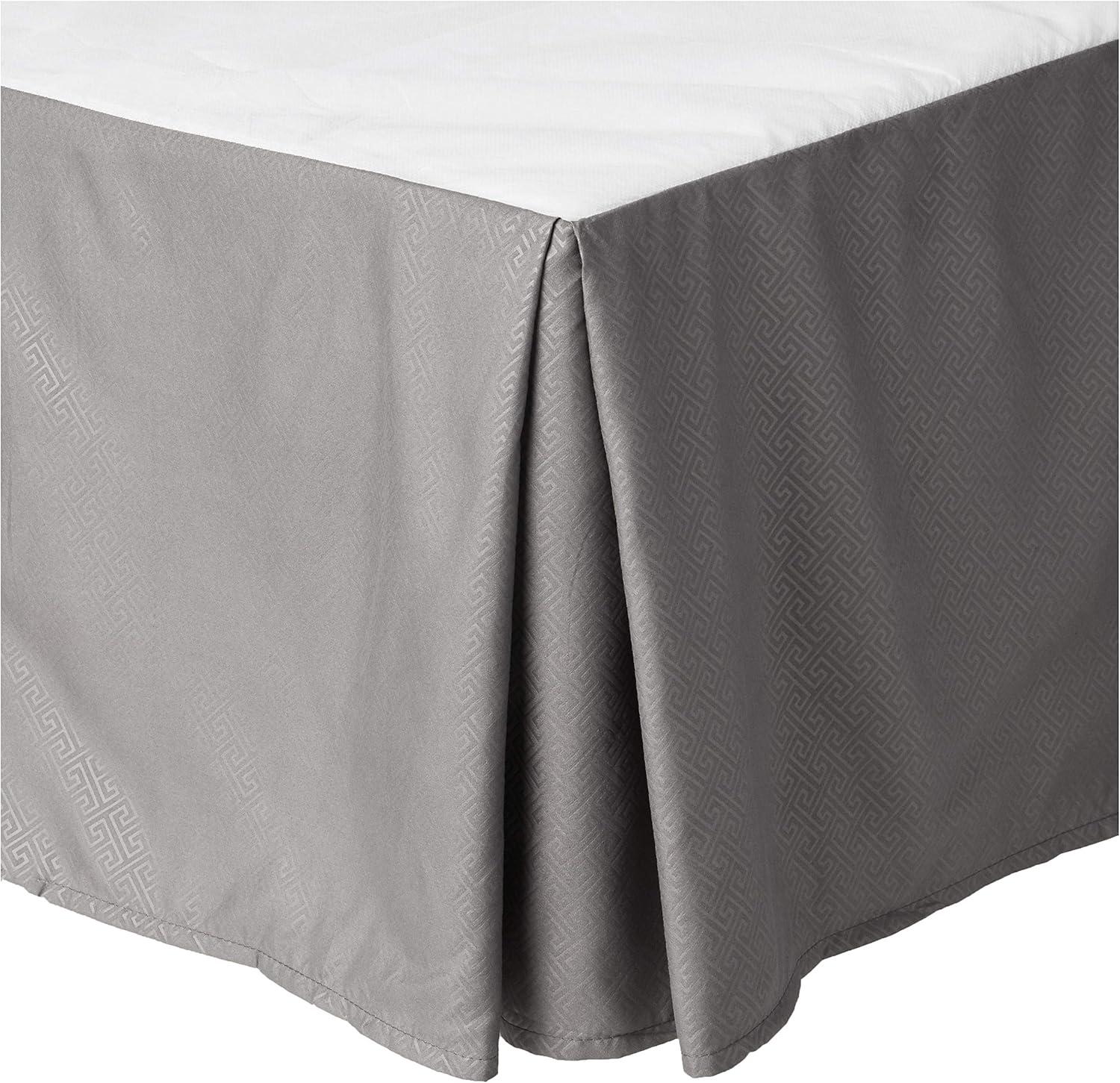 Sweet Home Collection Greek Key Embossed Bed in A Bag Comforter Set