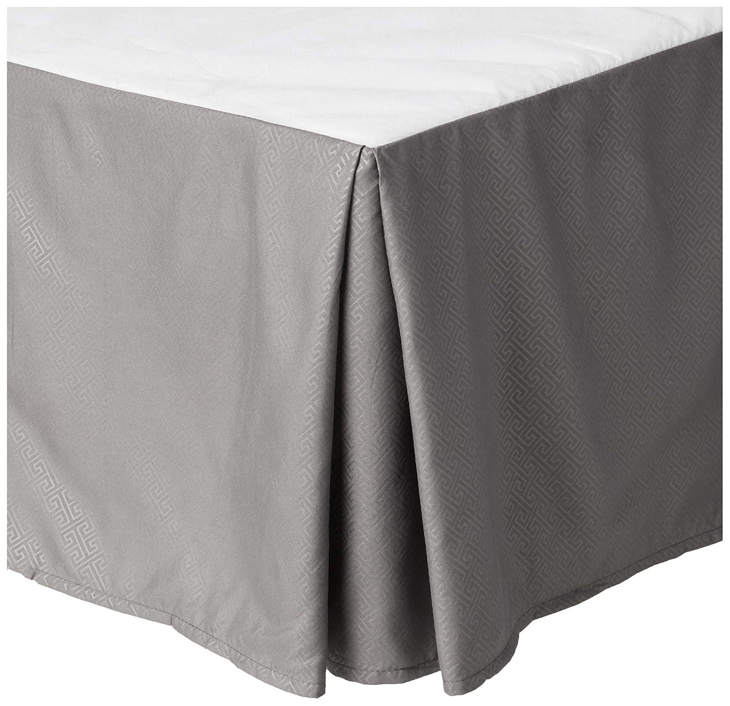 Sweet Home Collection Greek Key Embossed Bed in A Bag Comforter Set