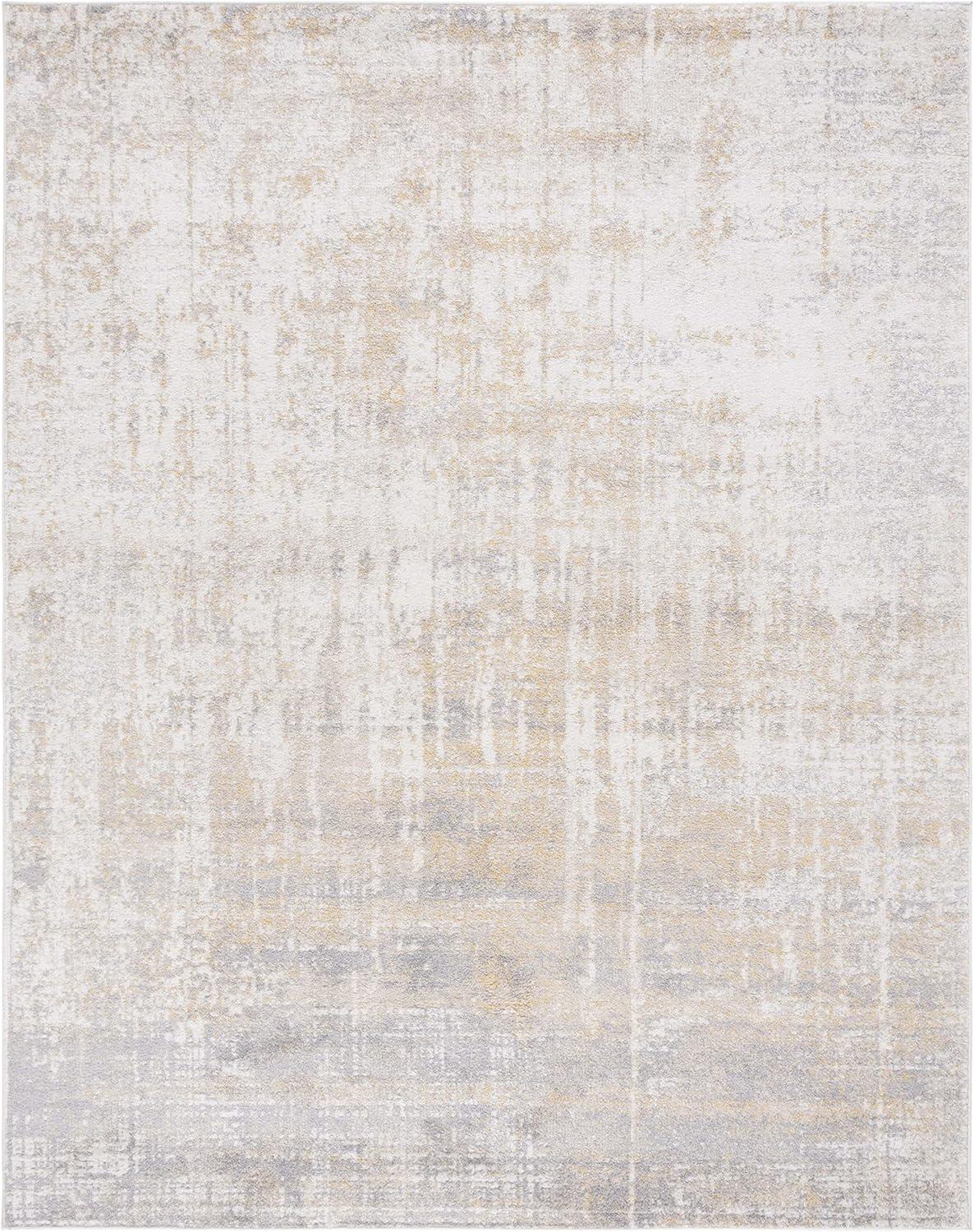 SAFAVIEH Adirondack Boniface Overdyed Area Rug, Cream/Gold, 9' x 12'