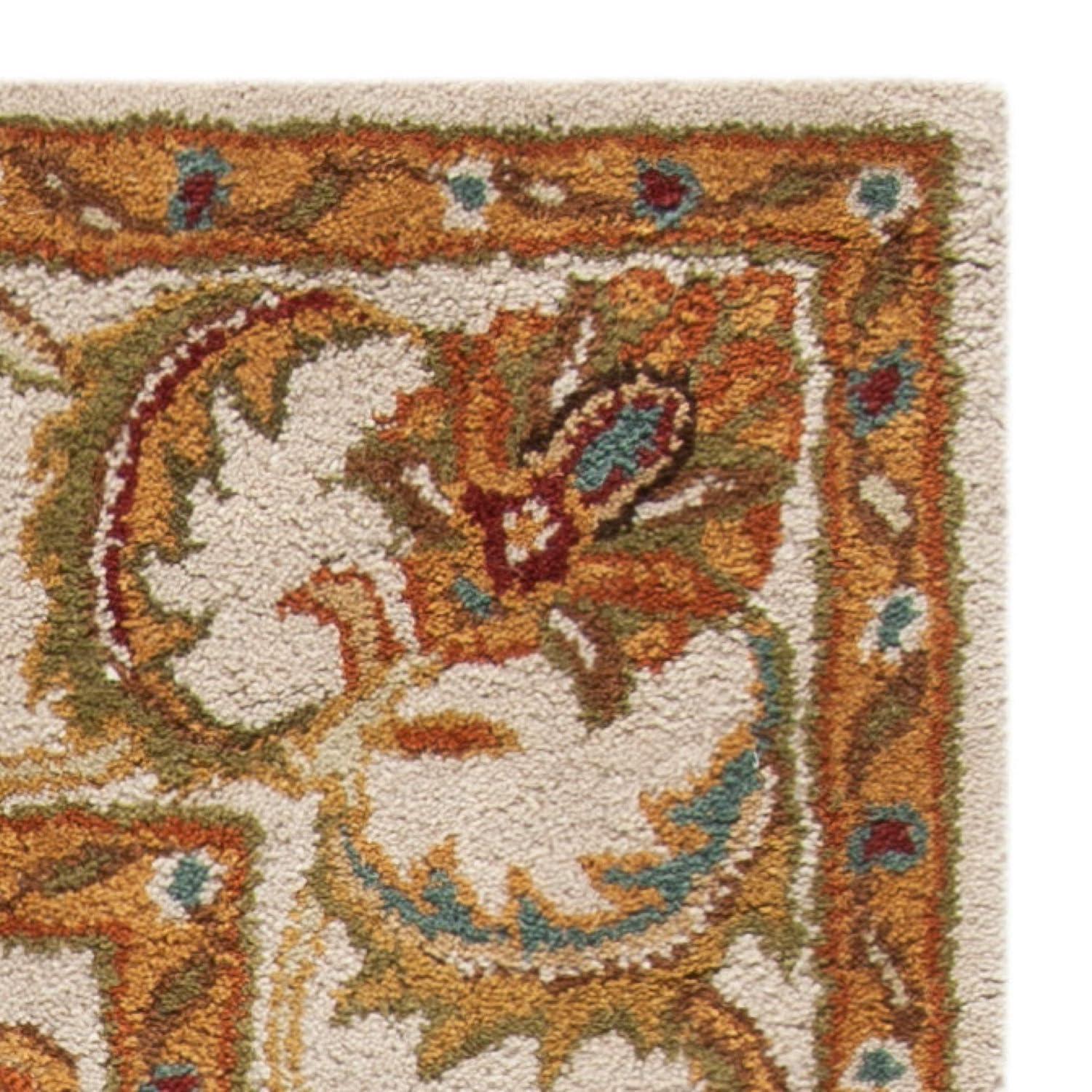 SAFAVIEH Classic Gloria Traditional Wool Area Rug, Ivory, 8'3" x 11'