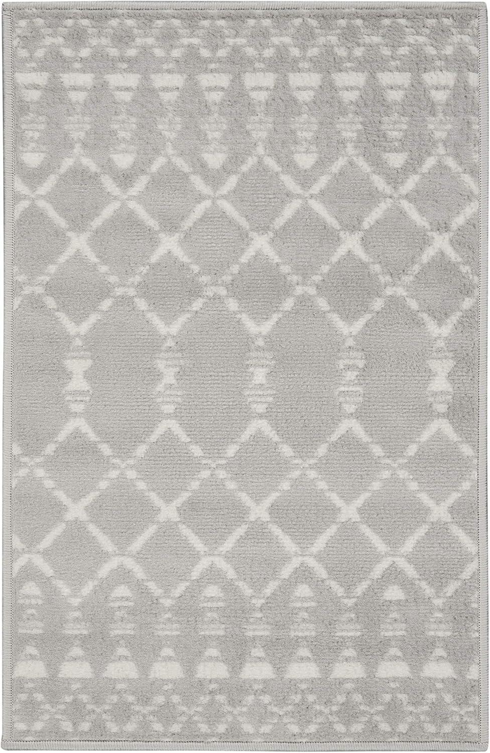 Nourison Whimsicle WHS02 Indoor only Area Rug - Ivory 2' x 3'
