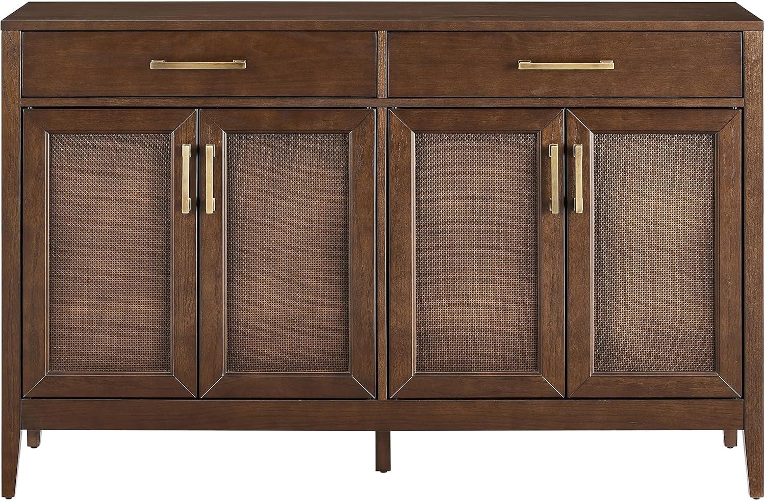 Crosley 56" Milo Sideboard Dark Brown