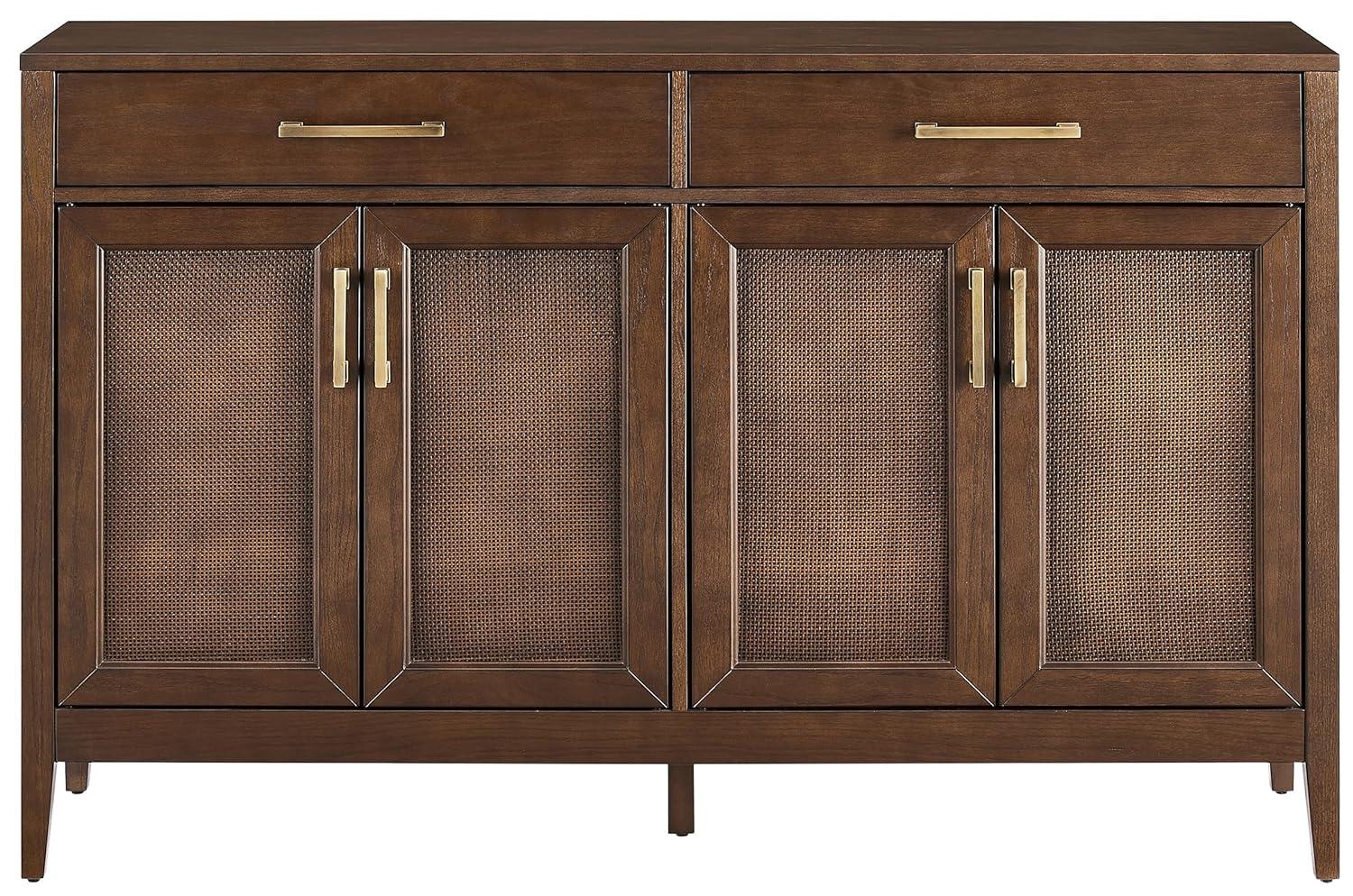 Crosley 56" Milo Sideboard Dark Brown