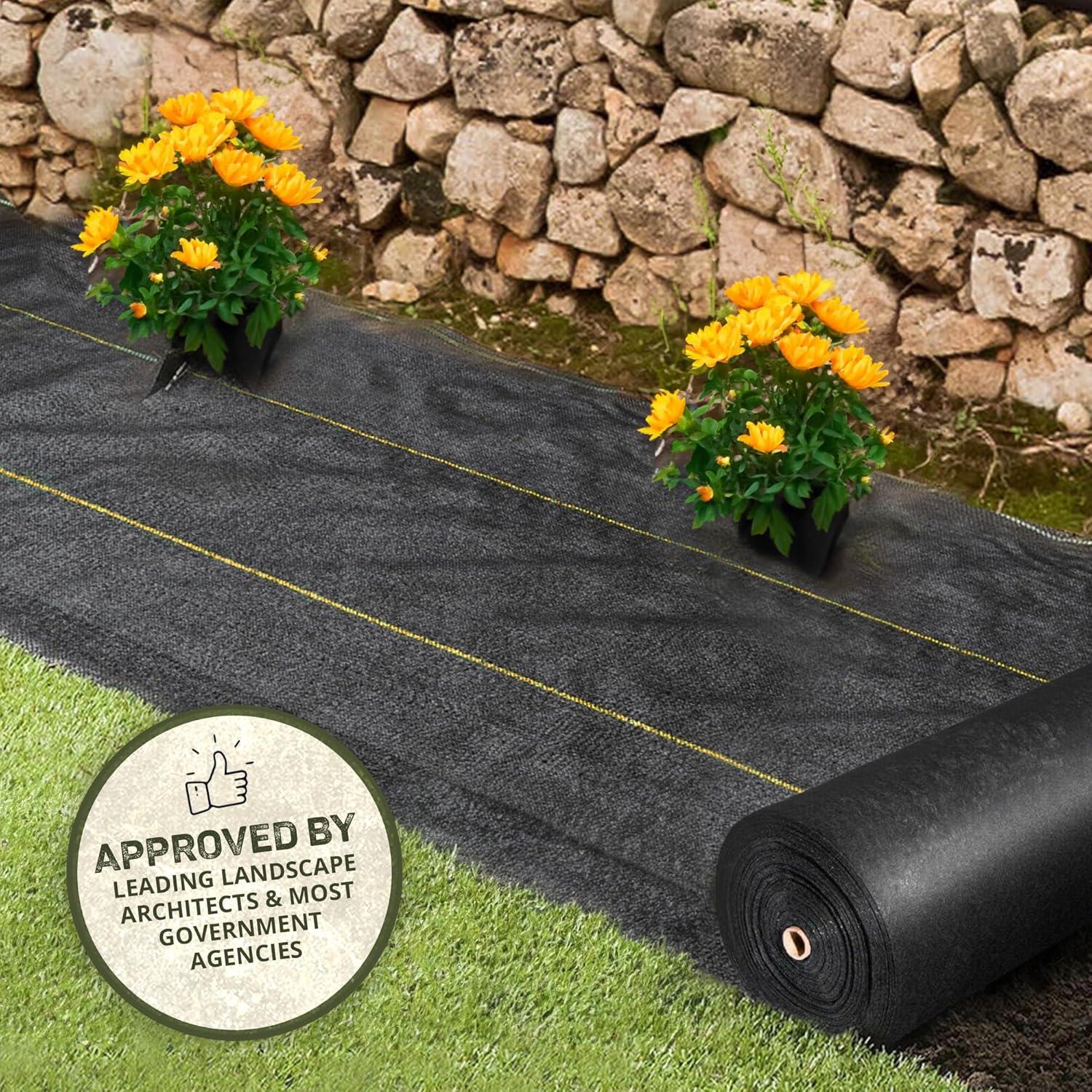 DeWitt Pro 5 5oz Commercial Landscape Weed Barrier Ground Fabric