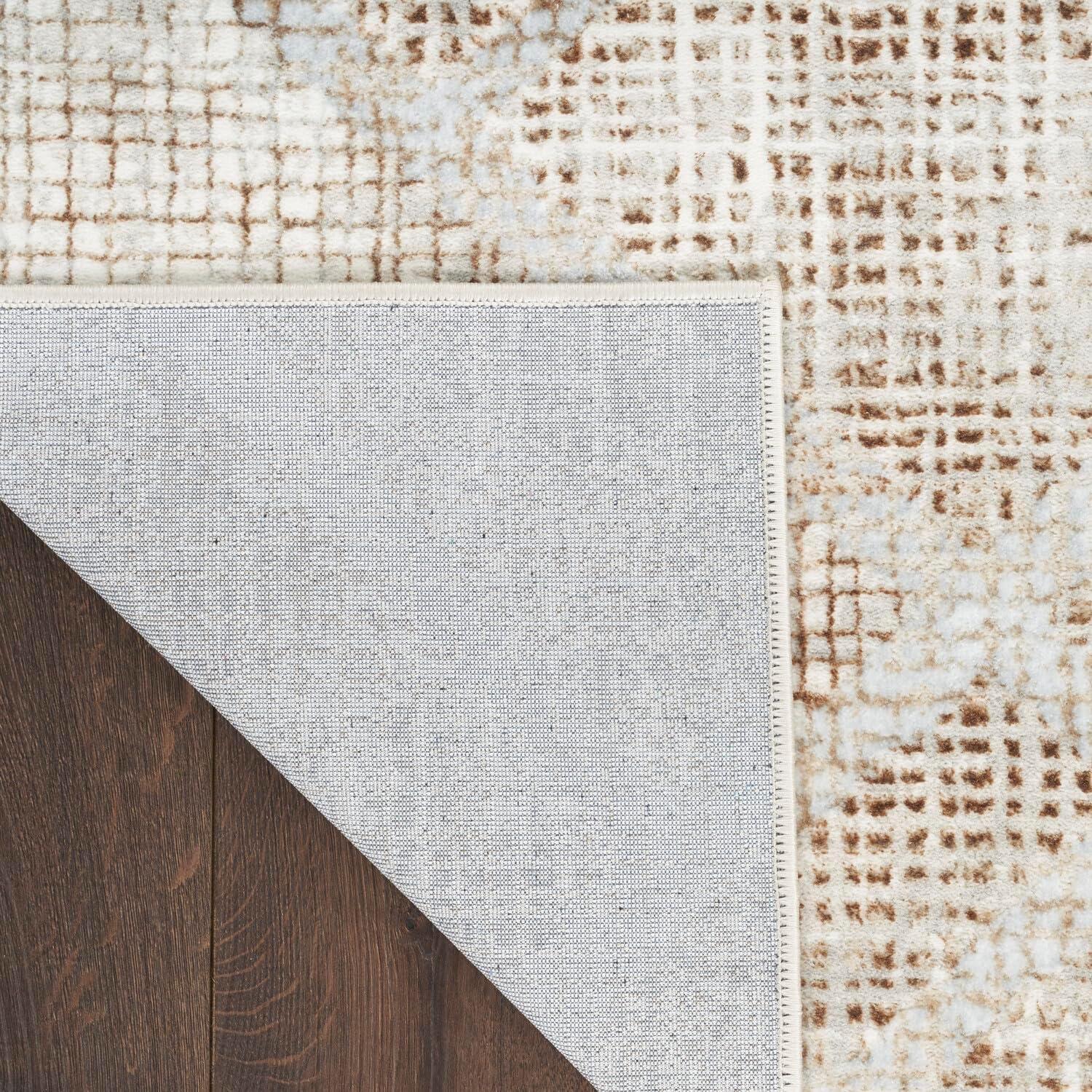 Iliana Abstract Grey/Mocha Area Rug