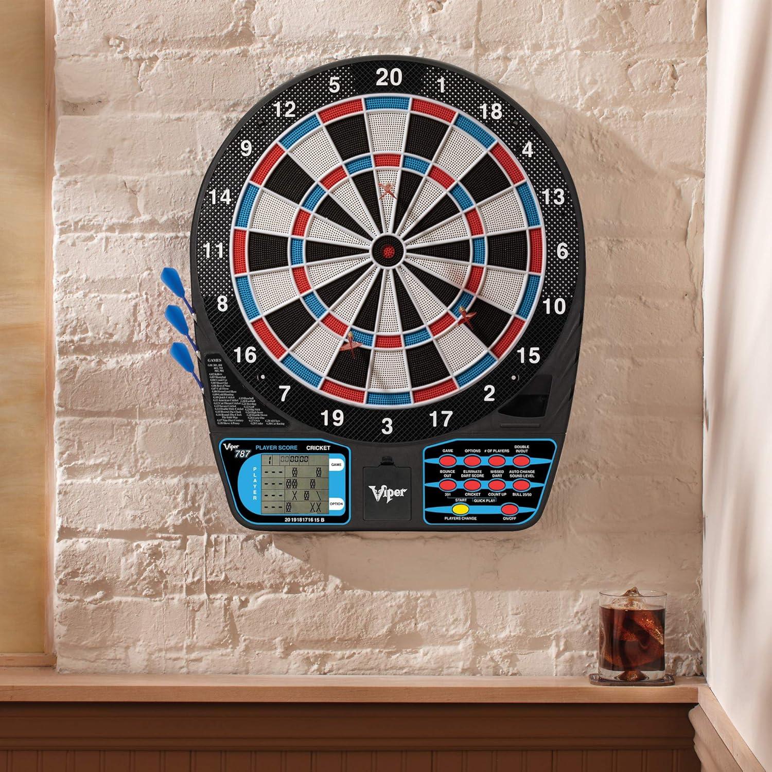 787 Electronic Dartboard with Darts