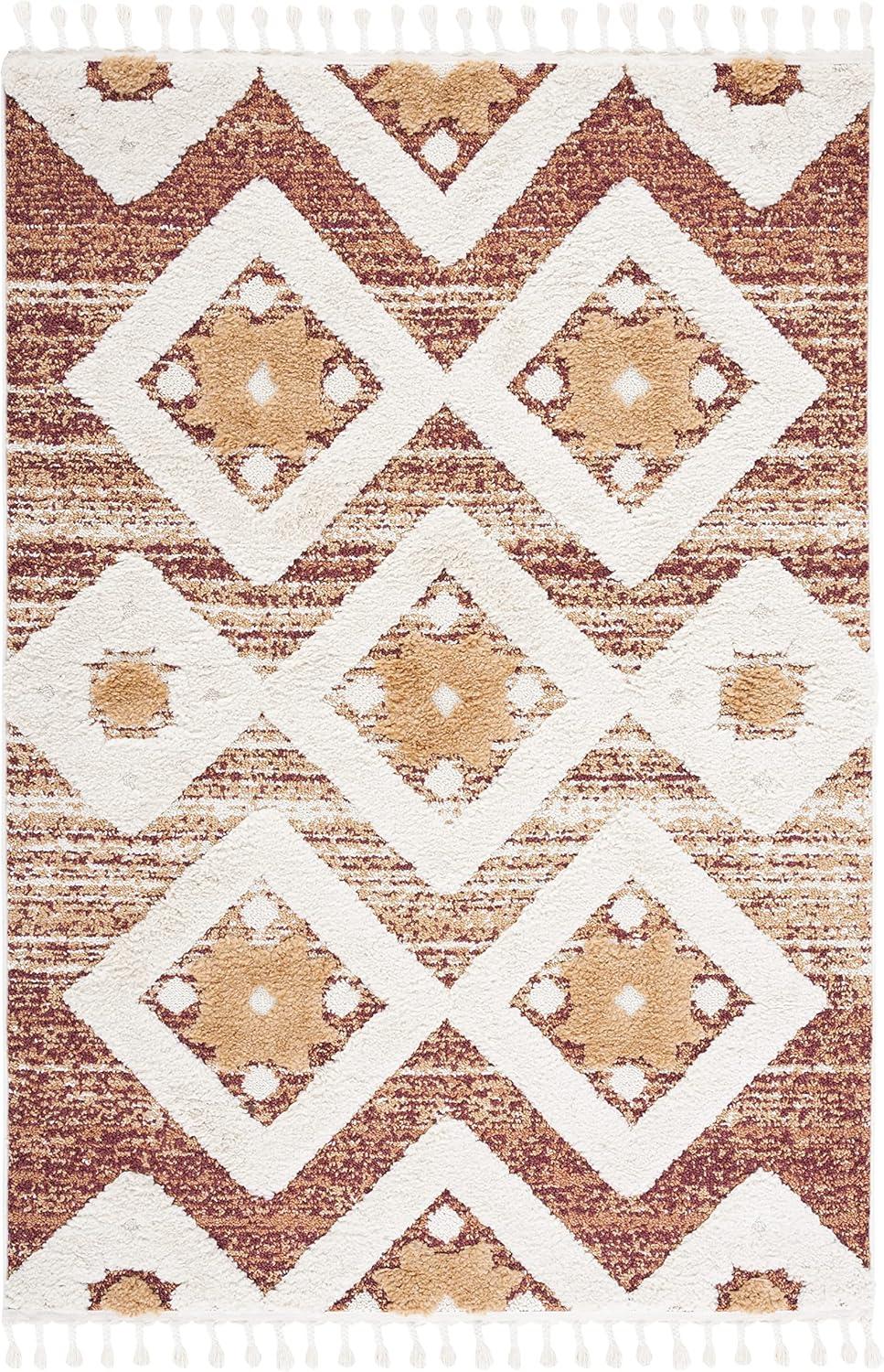 Moroccan Tassel Shag MTS664 Power Loomed Indoor Rug - Safavieh