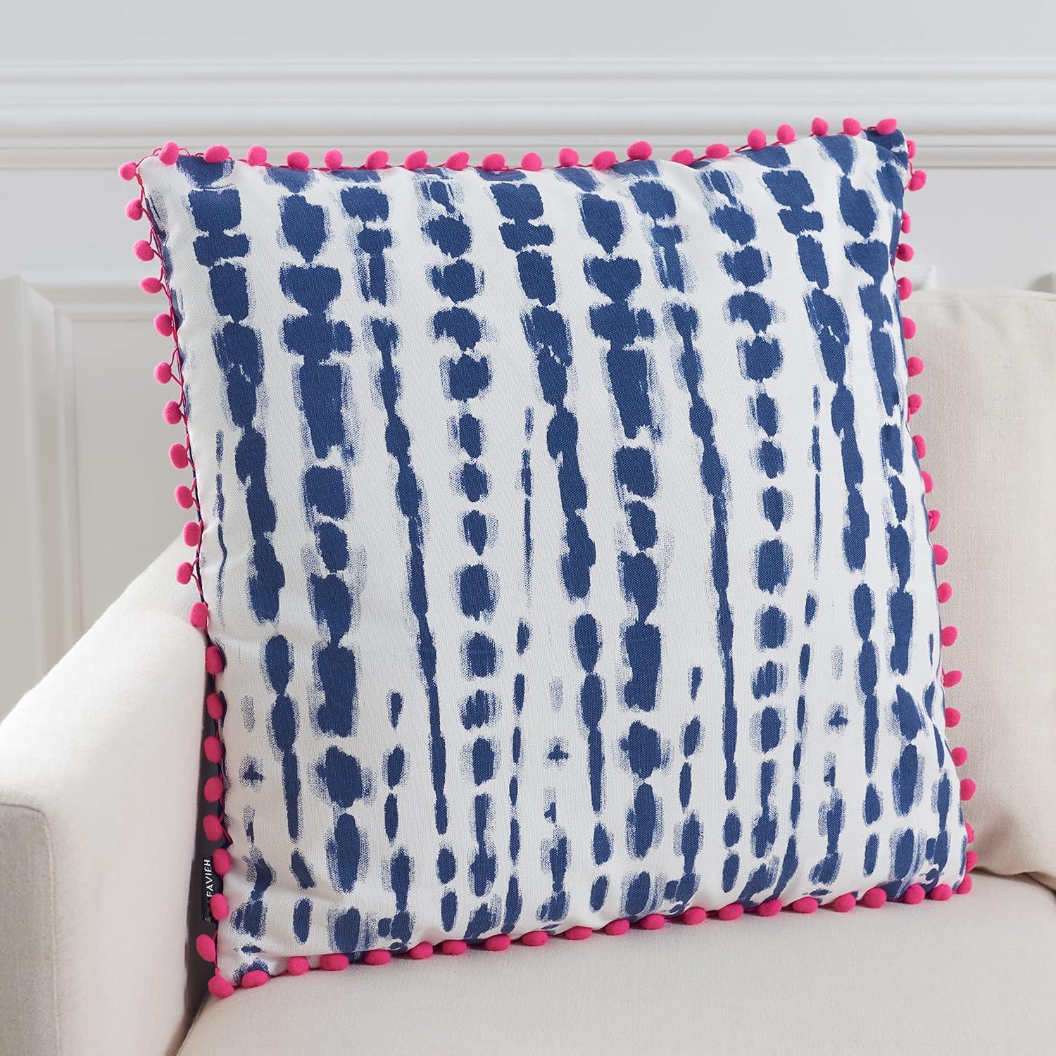 Atalia Tassels Cotton Throw Pillow