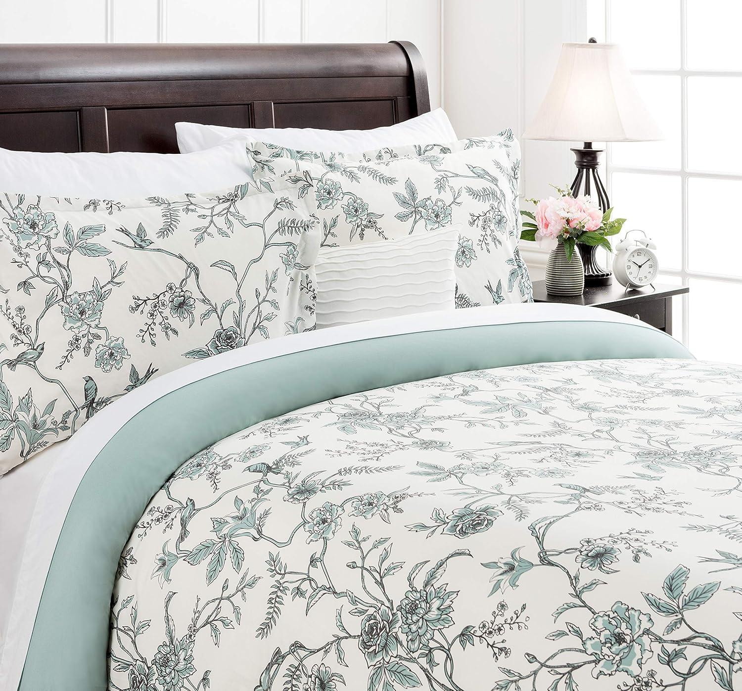 Chanasya French Toile Duvet Cover Set