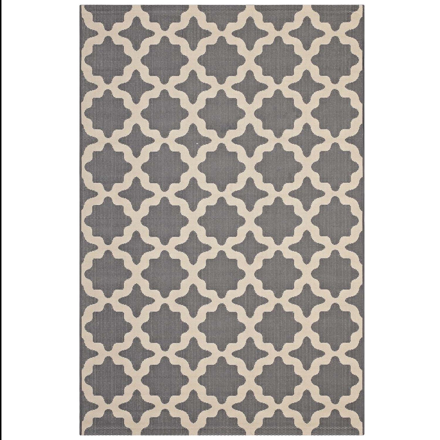 Modway Cerelia Moroccan Trellis Indoor and Outdoor Area Rug