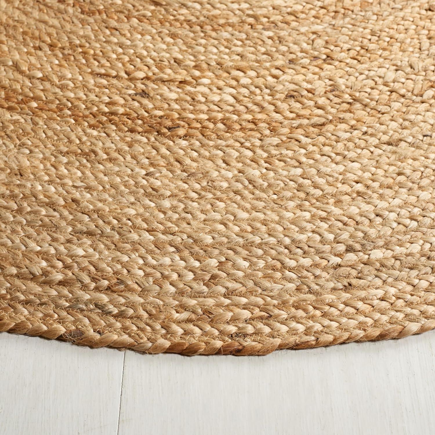 Natural Fiber NF801 Hand Woven Indoor Area Rug - Natural/Natural - 6'x9' Oval - Safavieh