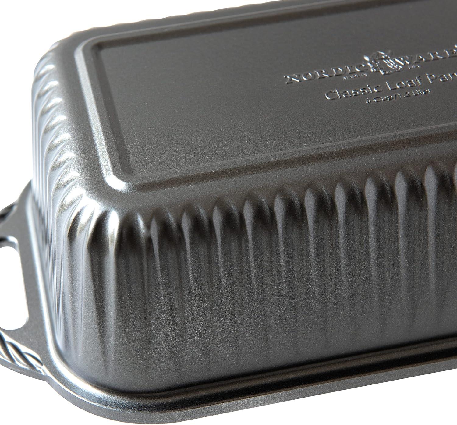 Classic Non-Stick Aluminum Loaf Pan with Handles