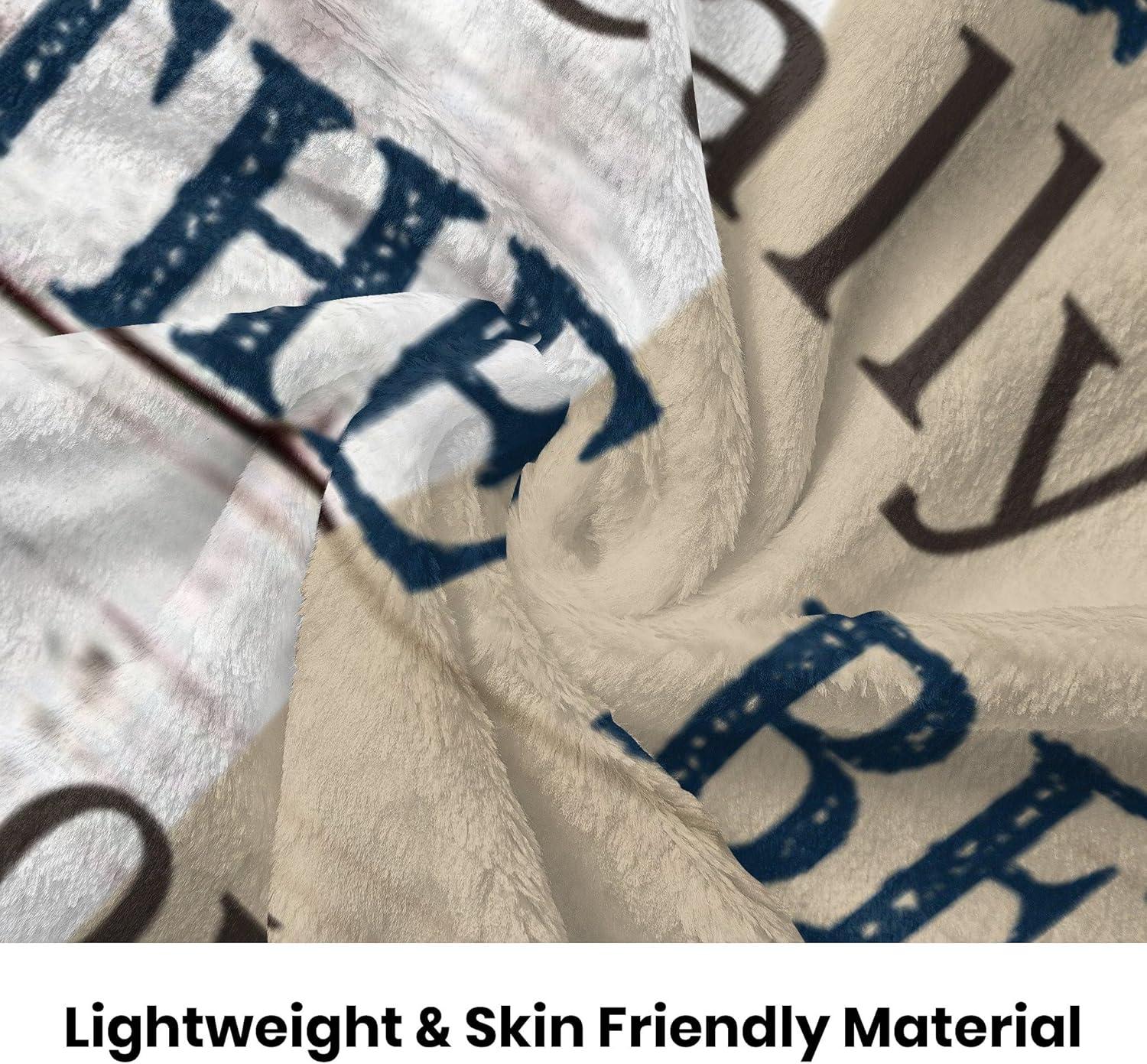 Heartfelt Prayer Lightweight Polyester Throw Blanket 60 x 50 inch