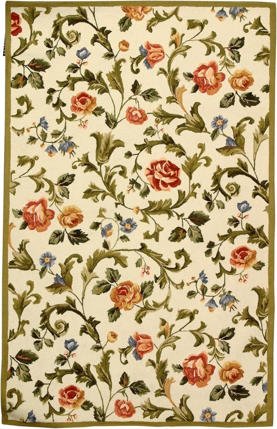 Chelsea HK310 Handmade Area Rug - 3' Round - Ivory - Safavieh
