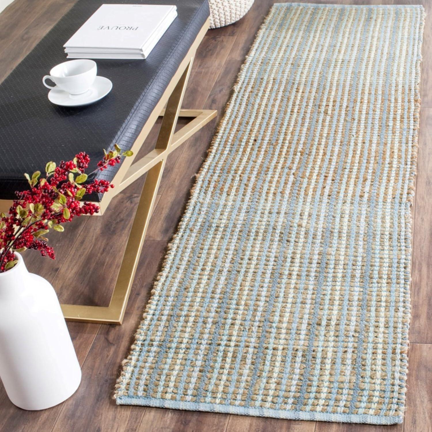 Cape Cod CAP831 Hand Woven Area Rug - Green - 6'x6' - Safavieh.