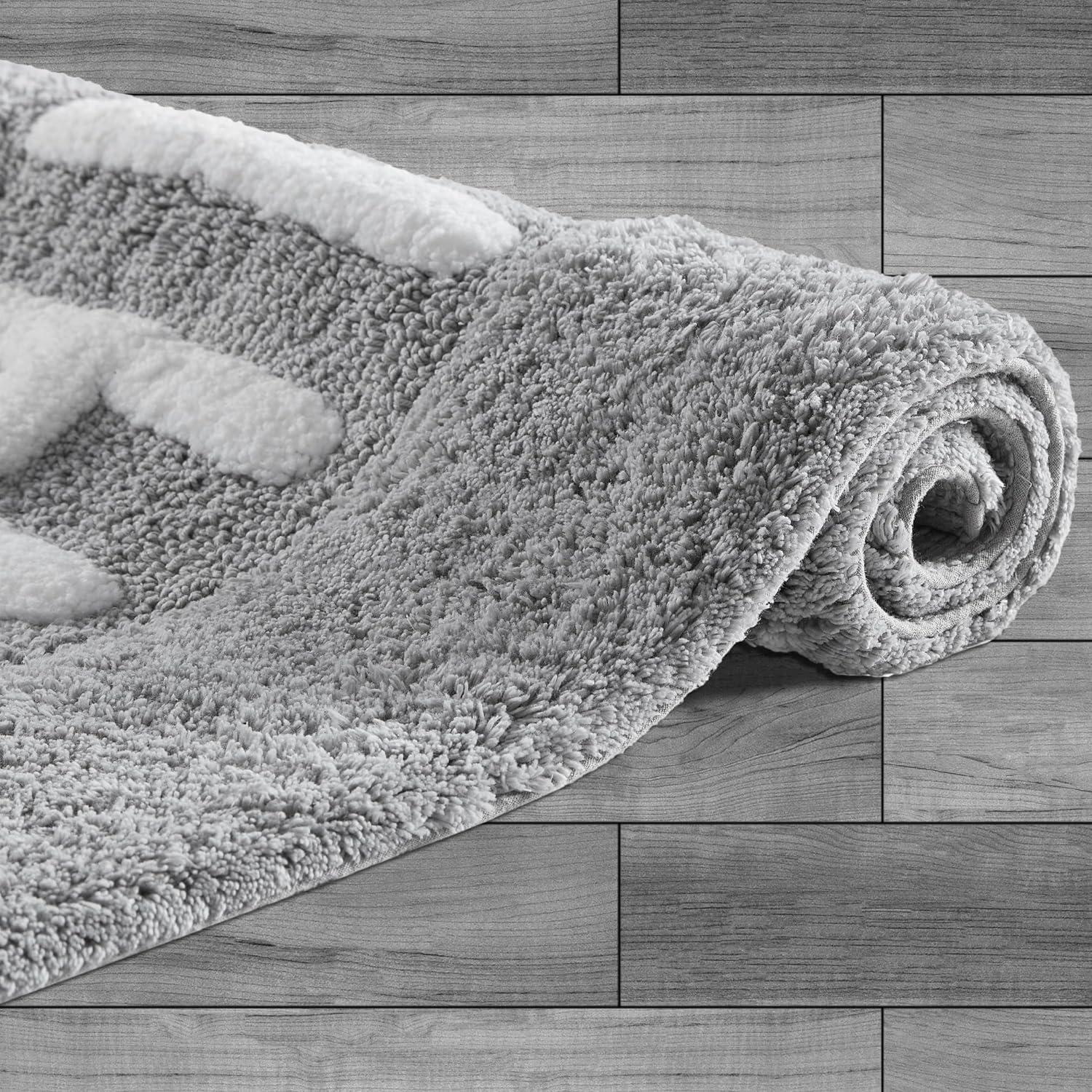 Jean Pierre His & Hers 2 Piece Cotton Bath Rug Set