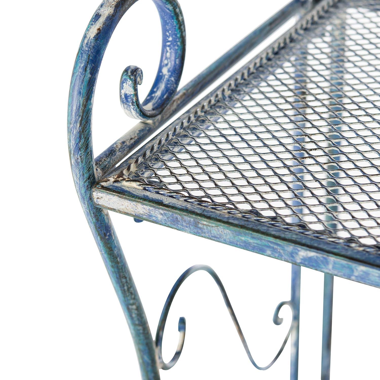 Torus 3-Tier Shelf - Indoor/Outdoor - PAT5022 - Antique Dark Green - Safavieh