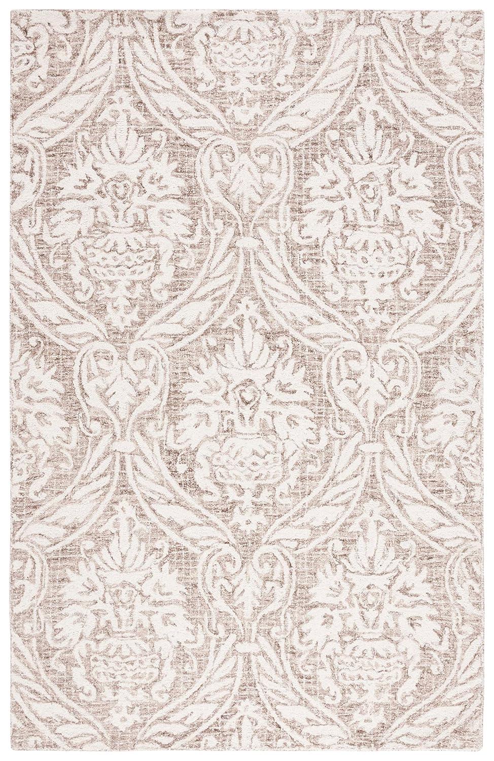 Abstract ABT204 Handmade Indoor Accent Rug - Ivory/Beige - 3'x5' - Safavieh