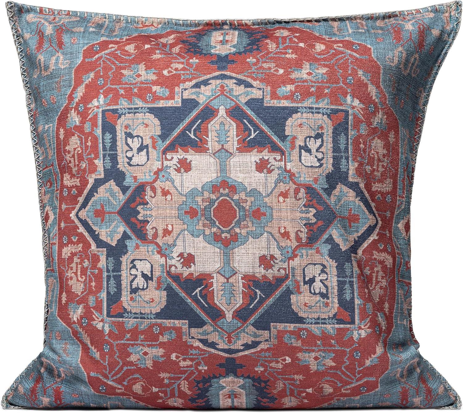 Geometric Turkish Polyester Indoor/Outdoor Throw Pillow