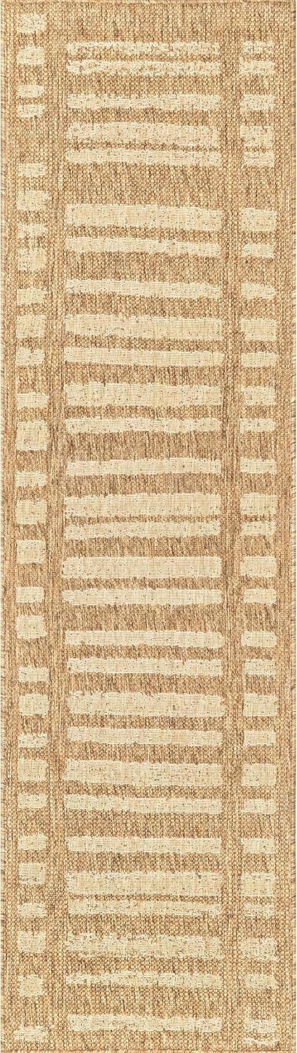 nuLOOM Marin Contemporary Indoor/Outdoor Area Rug, 5' x 8', Beige