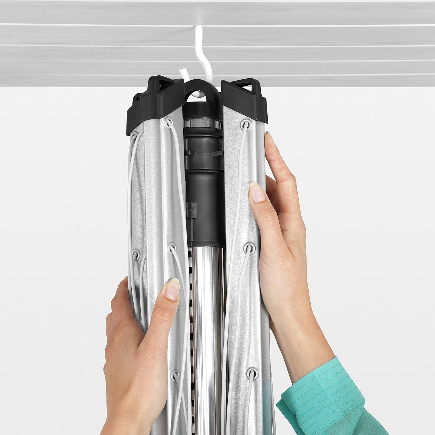 Brabantia Brabantia Lift-O-Matic Outdoor Clothesline (164 Feet), with Metal Ground Spike and Protective Cover