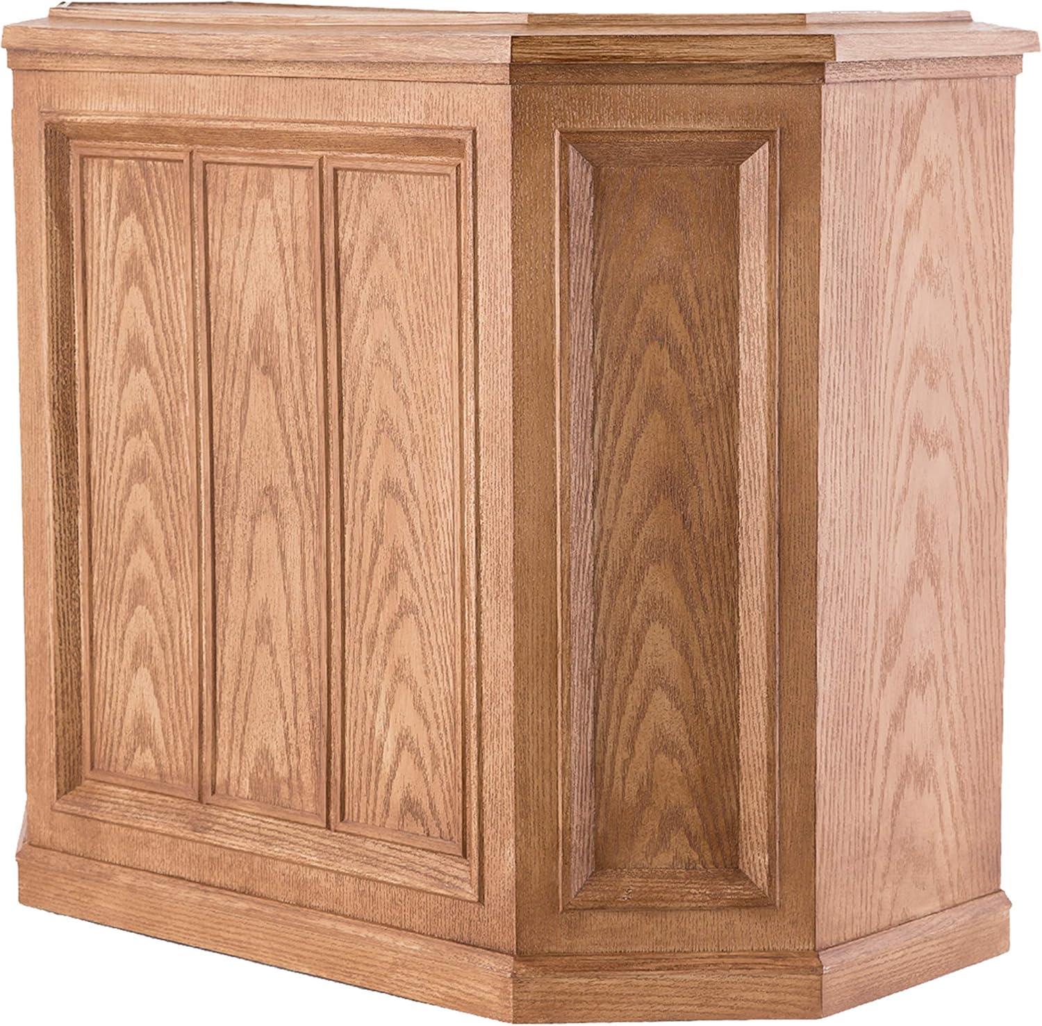 AIRCARE 696 400HB Whole House Credenza Evaporative Humidifier for 3600 sq. ft, Light Oak