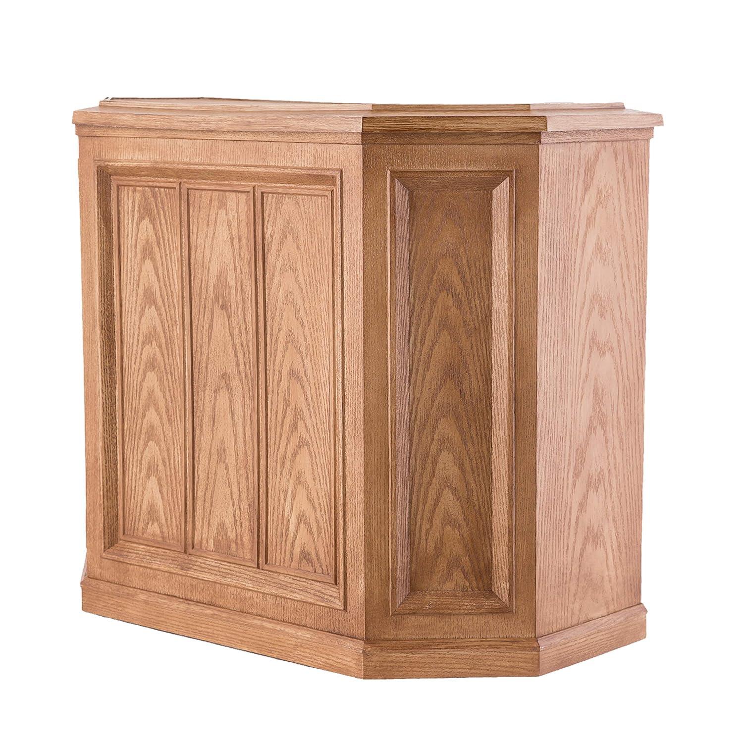 AIRCARE 696 400HB Whole House Credenza Evaporative Humidifier for 3600 sq. ft, Light Oak