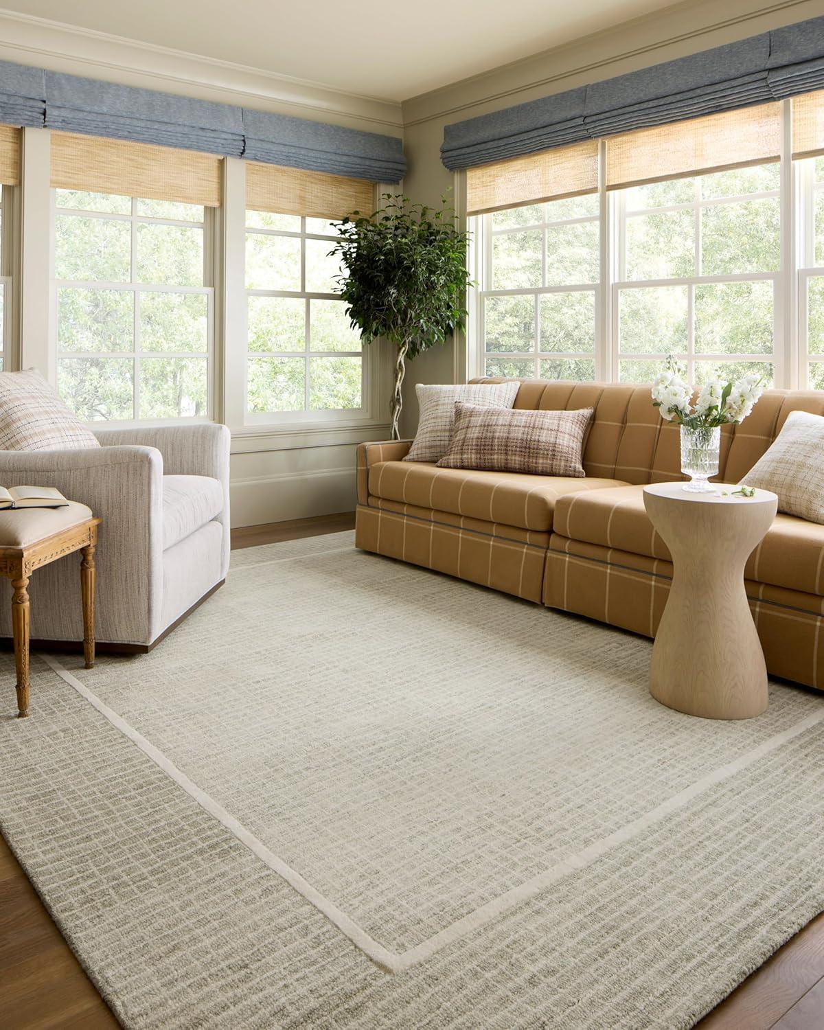 Chris Loves Julia x Loloi Briggs Sage / Ivory Area Rug