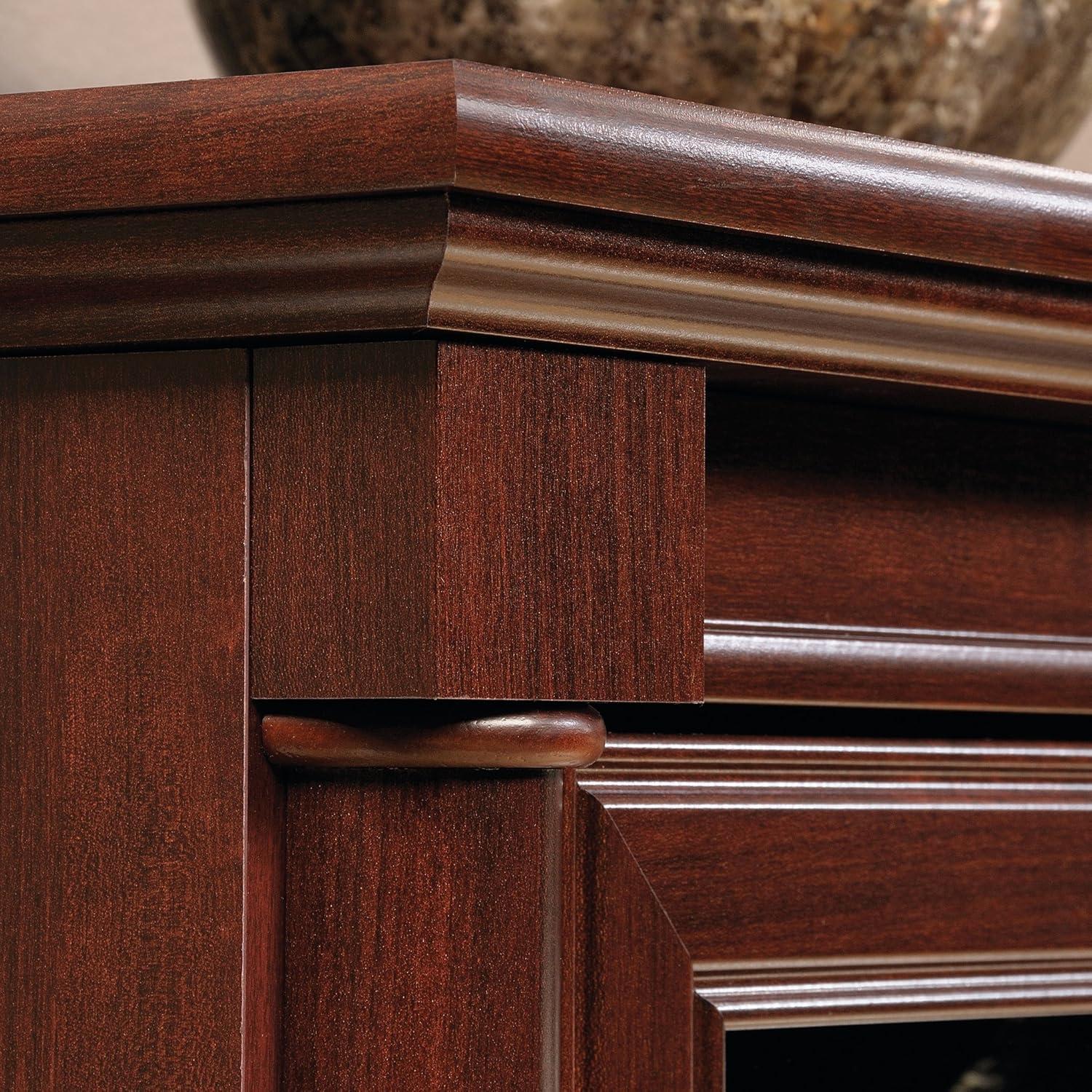 Sauder Palladia Engineered Wood Credenza in Select Cherry Finish