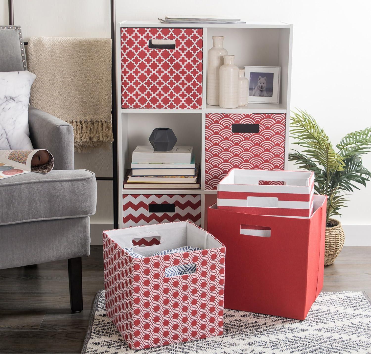 Polyester Cube Solid Rust Square 11x11x11