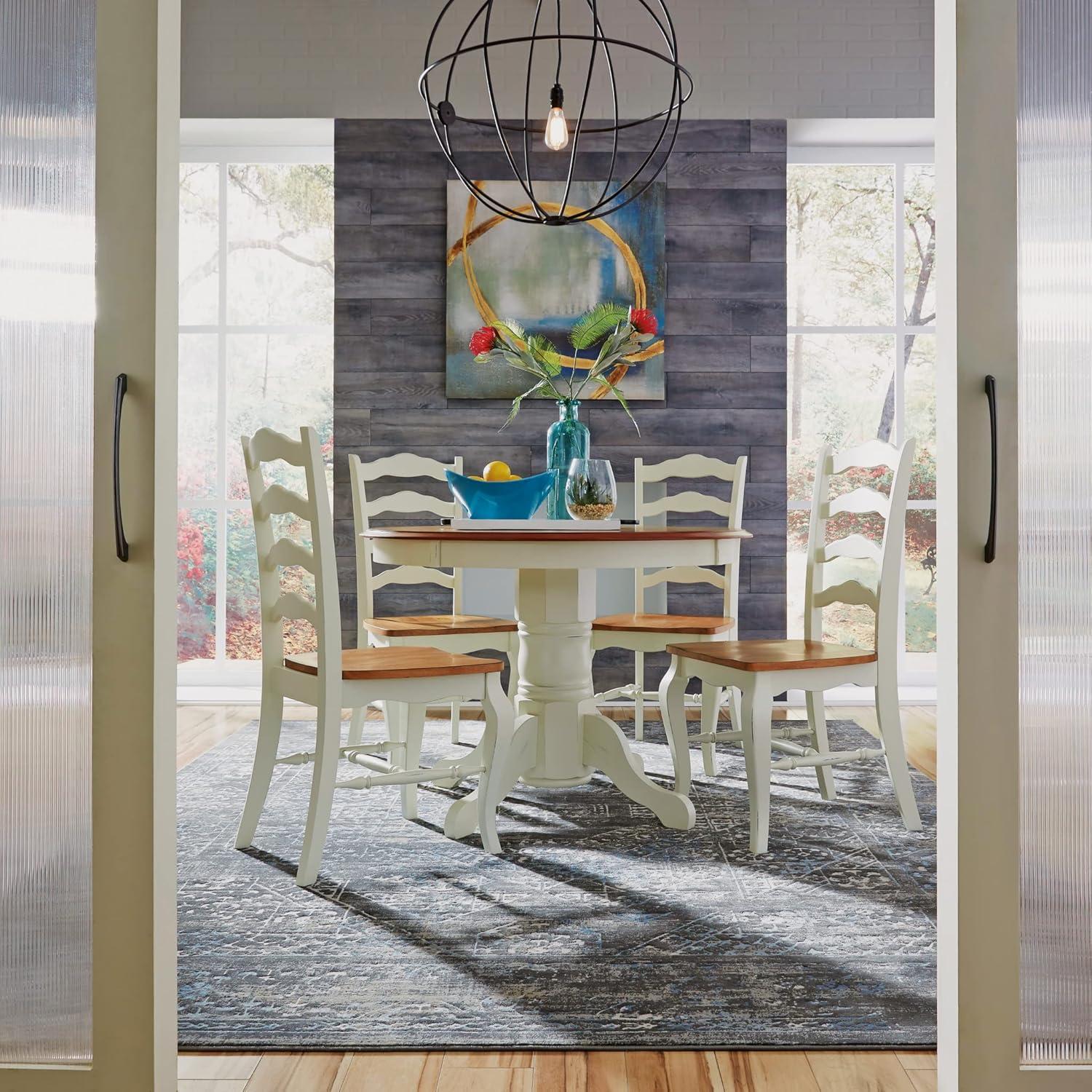 5pc French Countryside Dining Set Off White - Homestyles