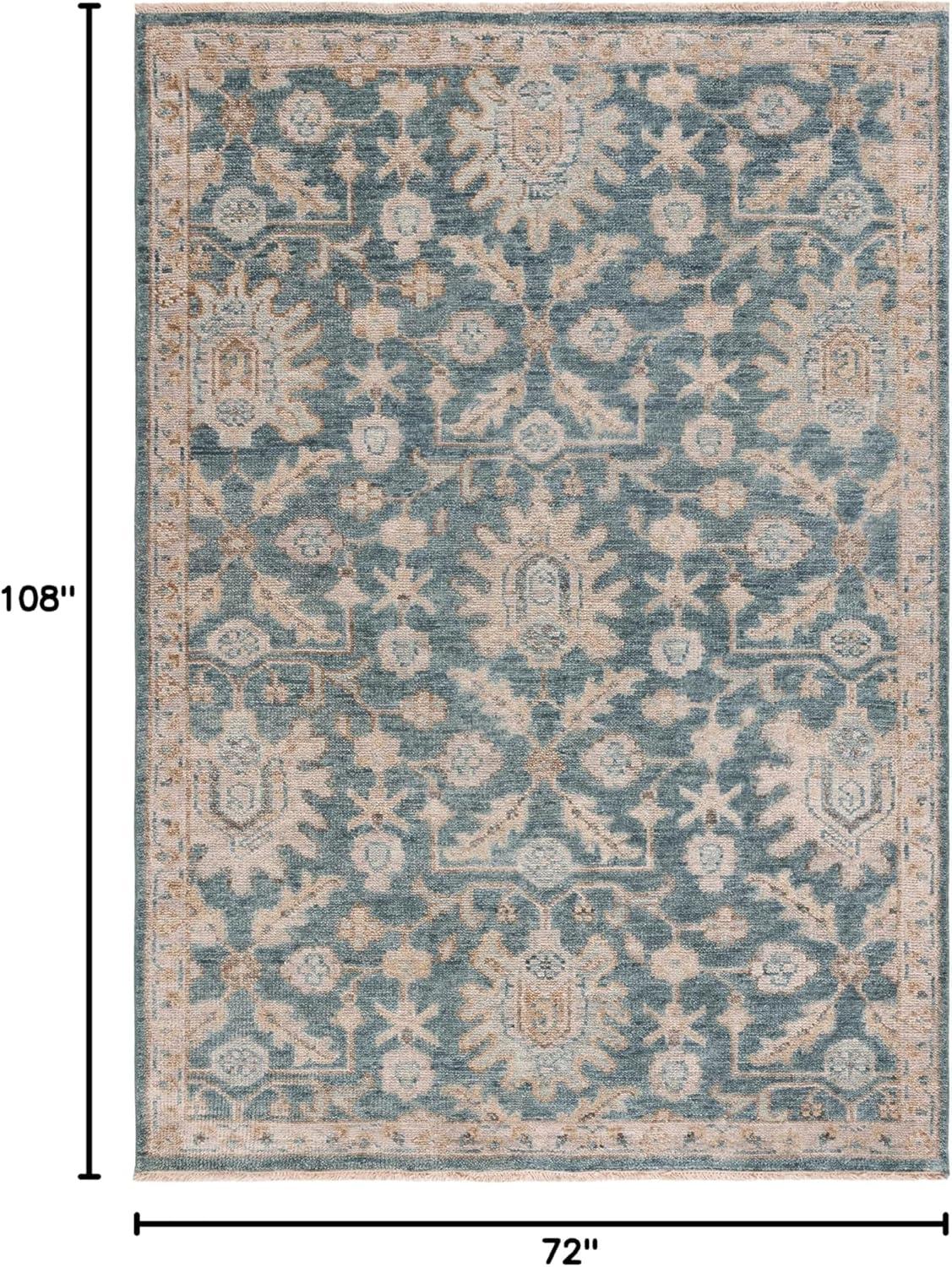 Safavieh Oriental Hand Knotted 80% Wool And 20% Cotton Oriental Rug