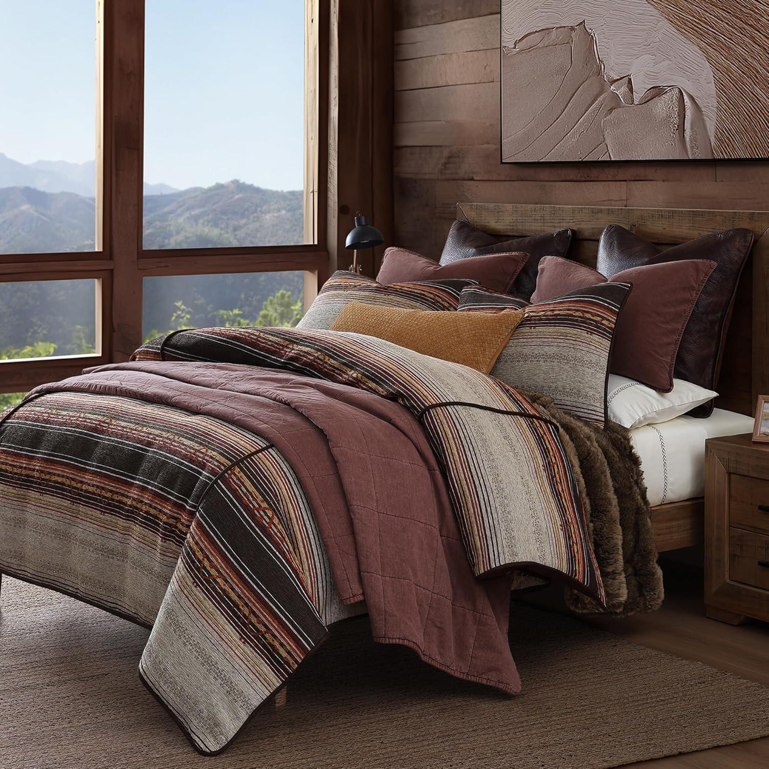 Paseo Road by HiEnd Accents Estes Chenille Jacquard Southwestern Lodge Comforter Set