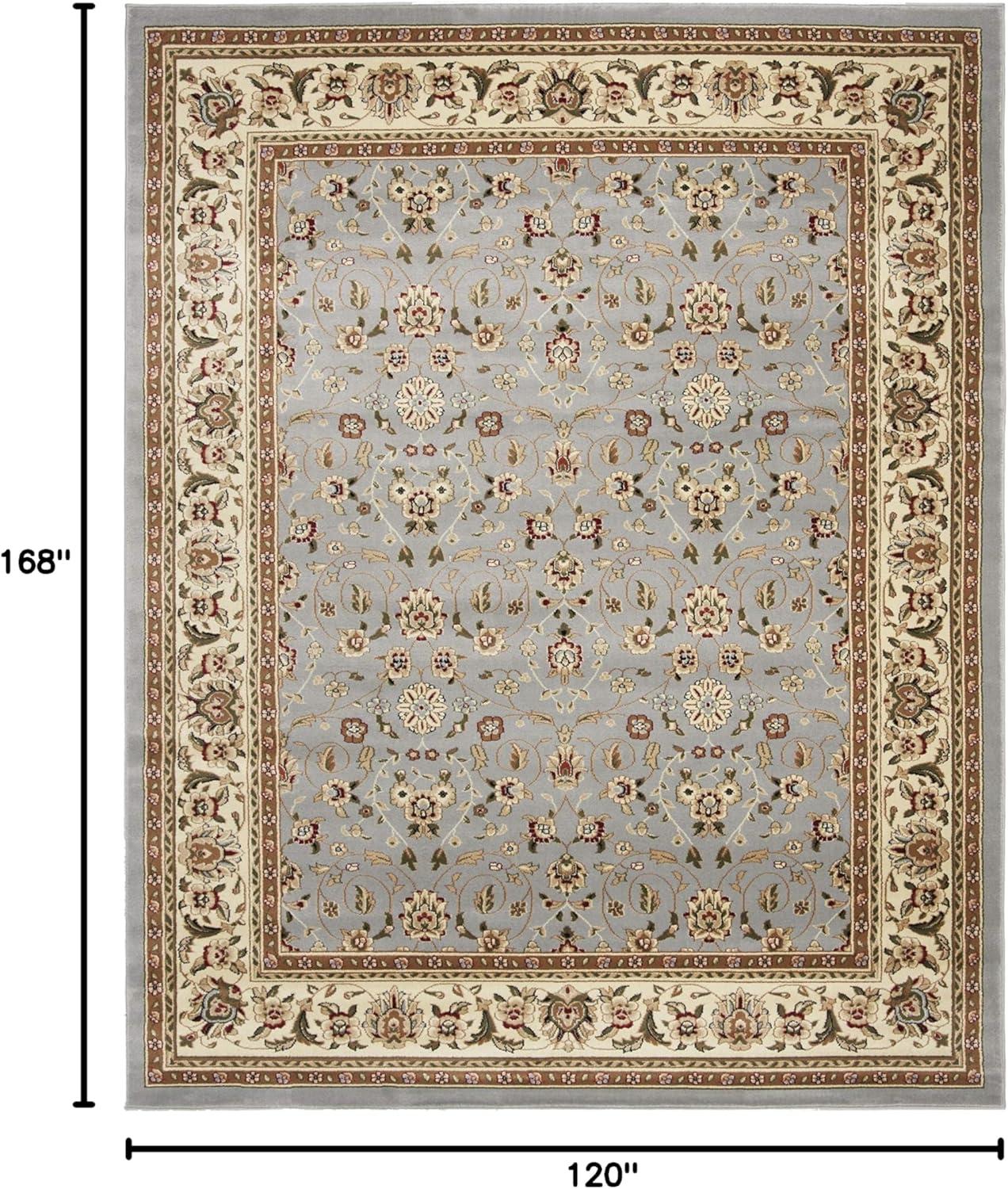 Lyndhurst LNH312 Power Loomed Area Rug - Light Blue/Ivory - 10'x14' - Safavieh
