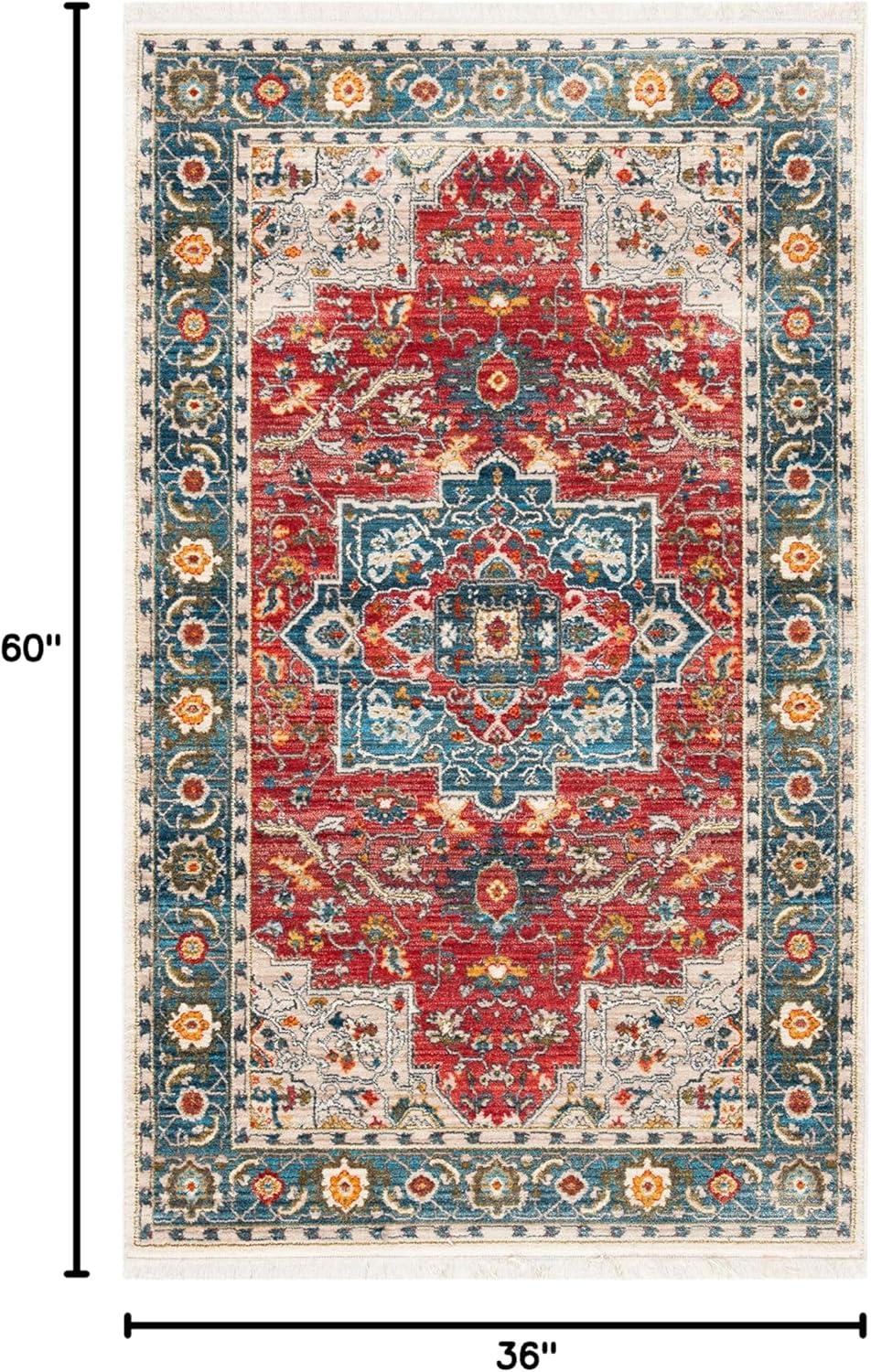 Vintage Persian VTP478 Power Loomed Area Rug  - Safavieh