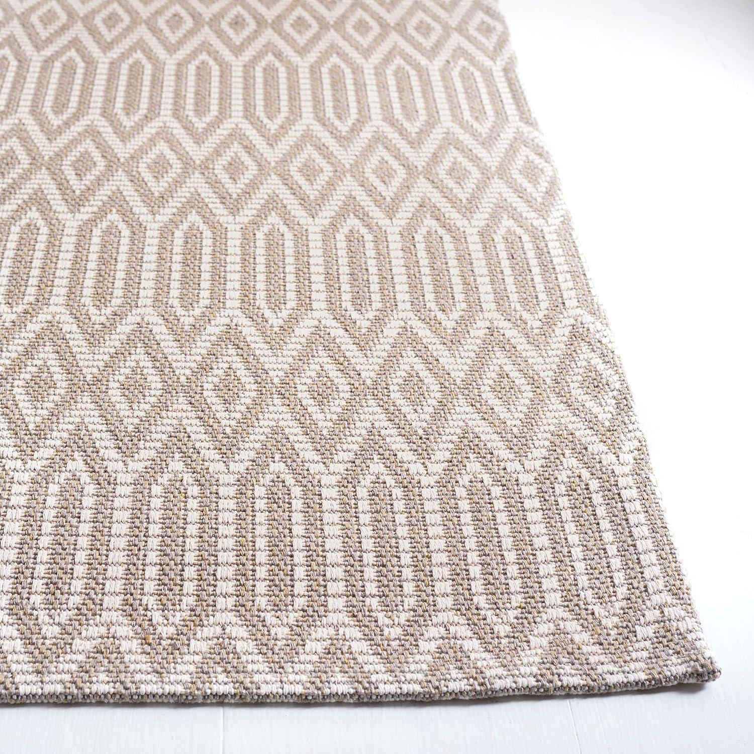Martha Stewart Rugs Martha Stewart 405 100% Cotton Geometric Rug