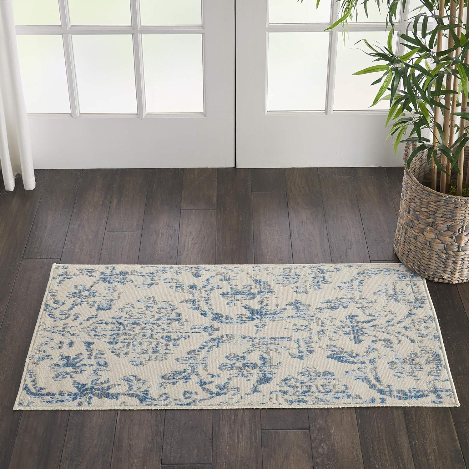 Nourison Jubilant Farmhouse Vintage Damask Area Rug