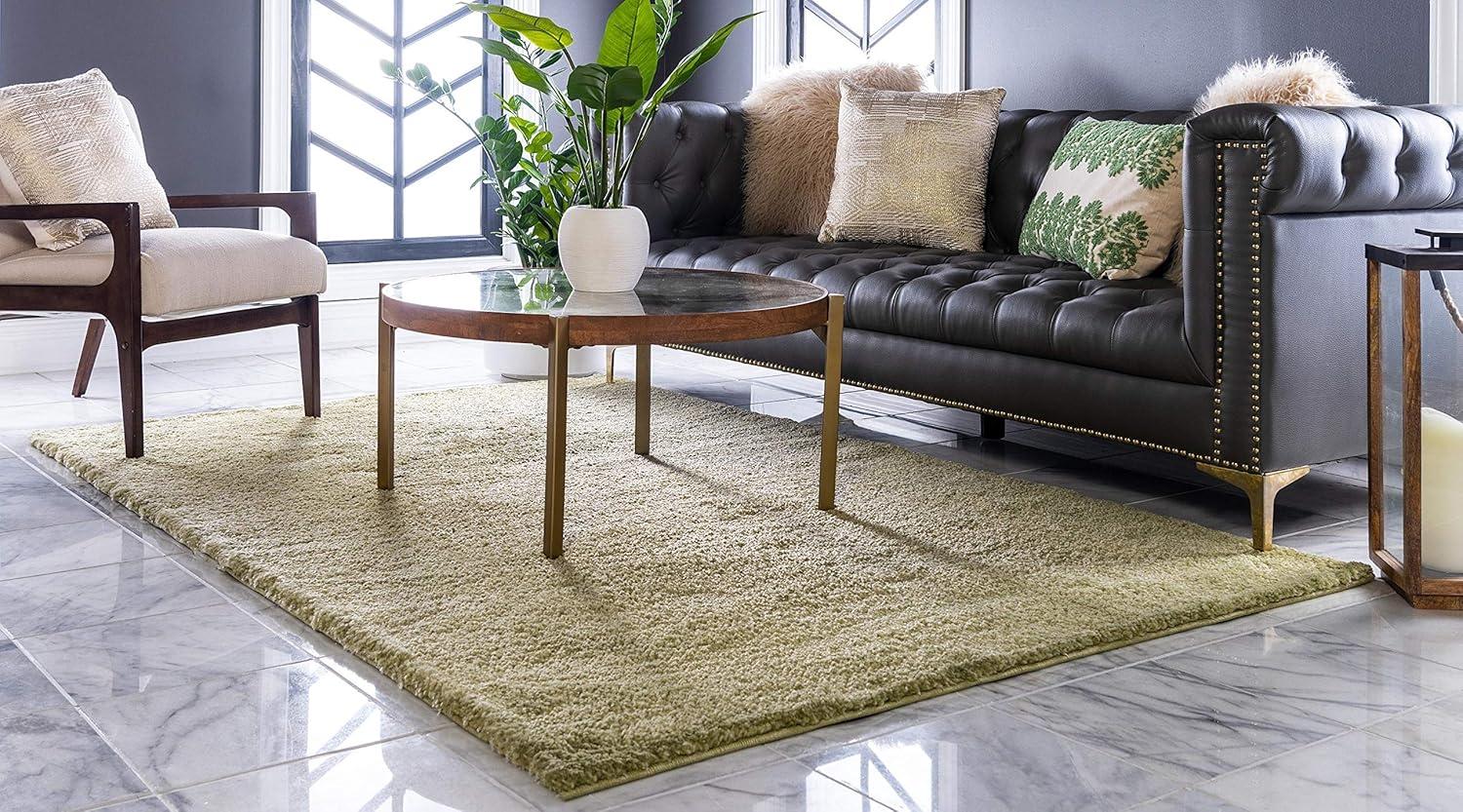 Unique Loom Solo Calabasas Solid Indoor Woven Area Rug