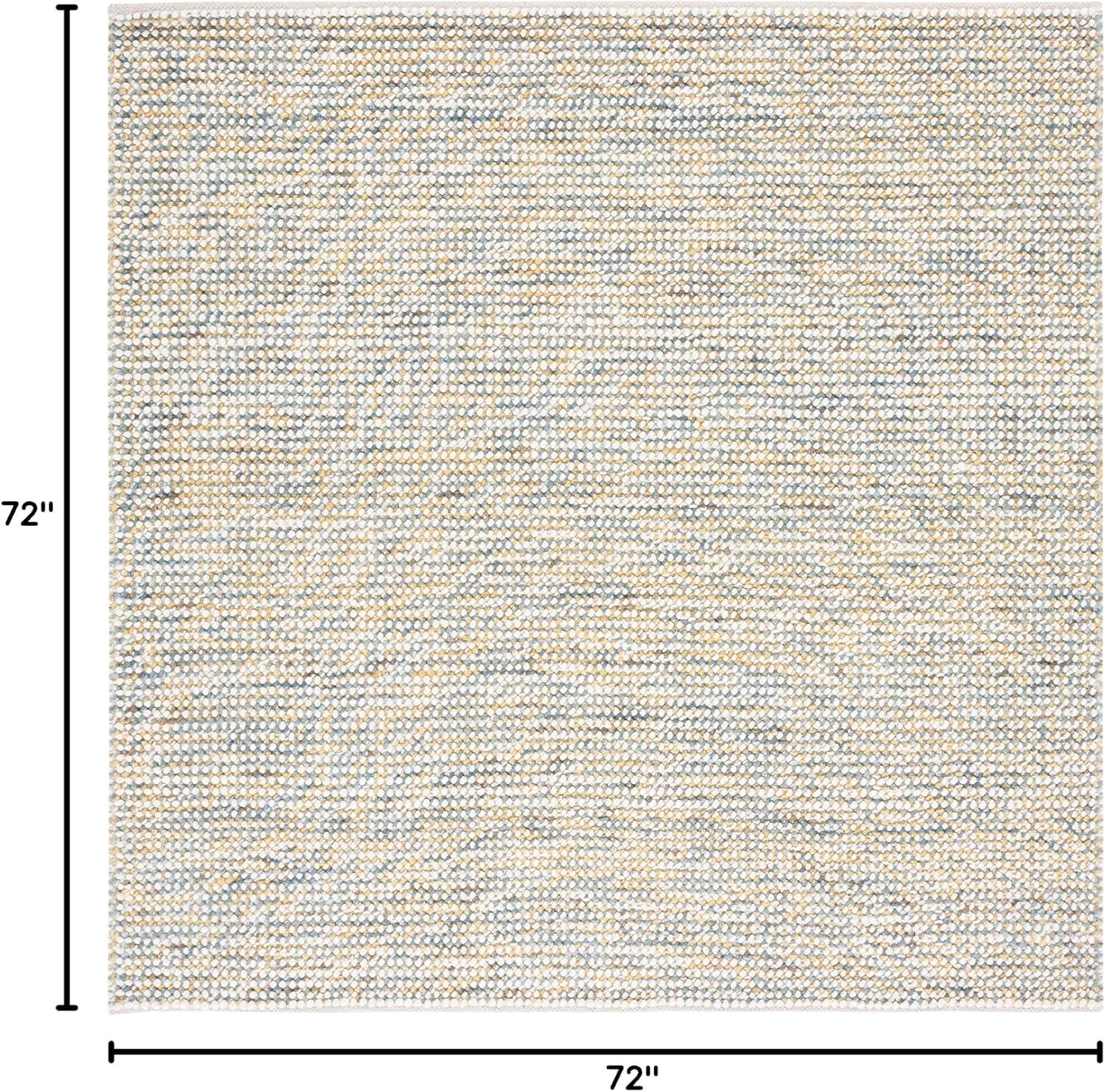 Latitude Run® Vermont Hand Woven Wool Solid Color Rug