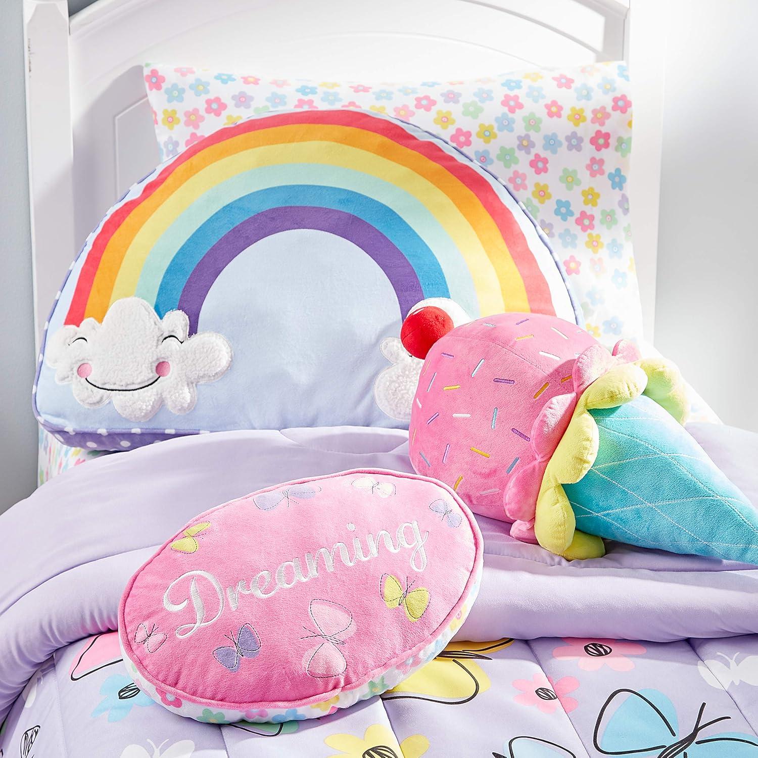 Dream Factory Sweet Butterfly Comforter Set Multi Color