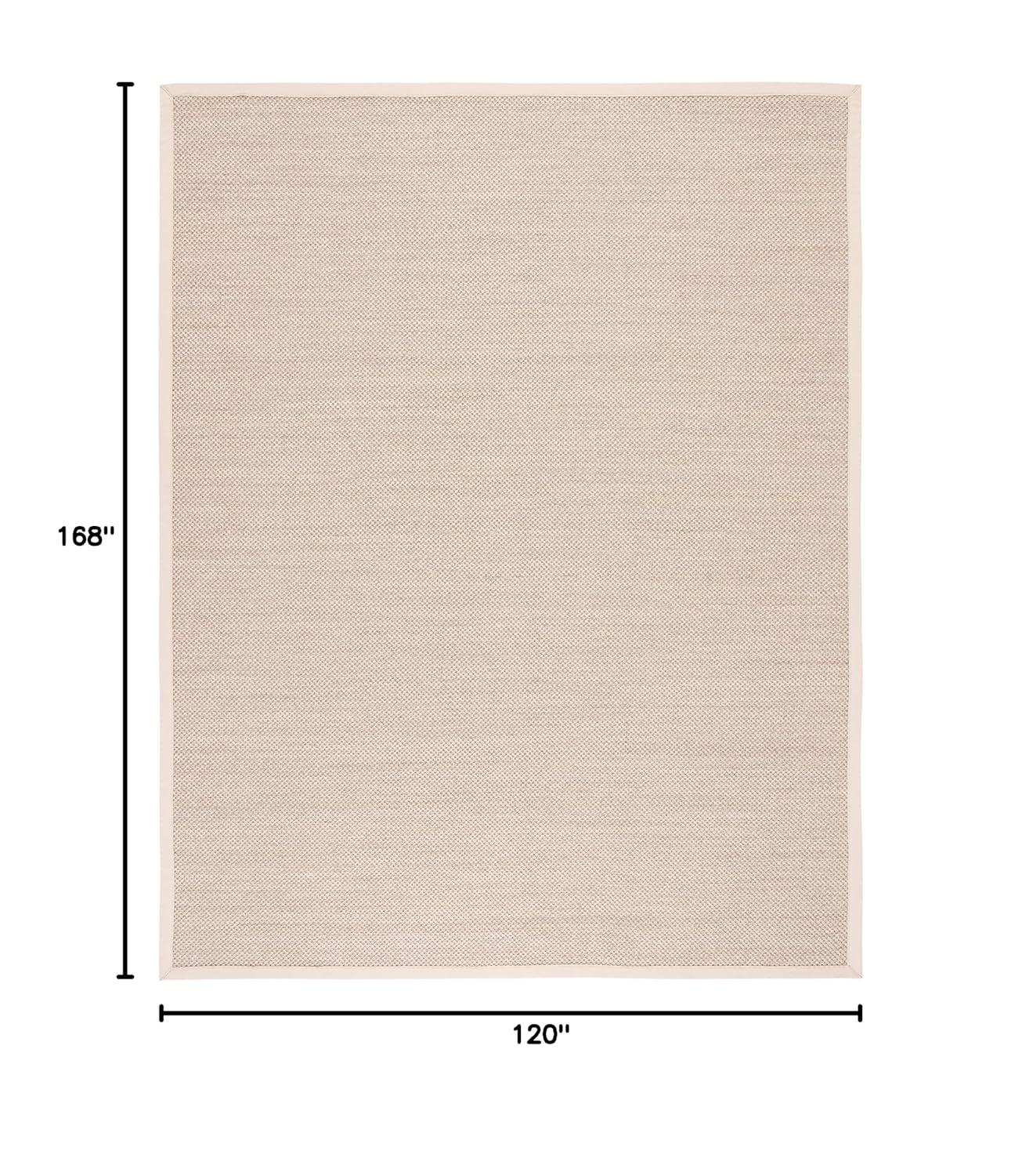 Natural Fiber NF143 Power Loomed Indoor Area Rug - Marble/Beige - 10'x14' - Safavieh