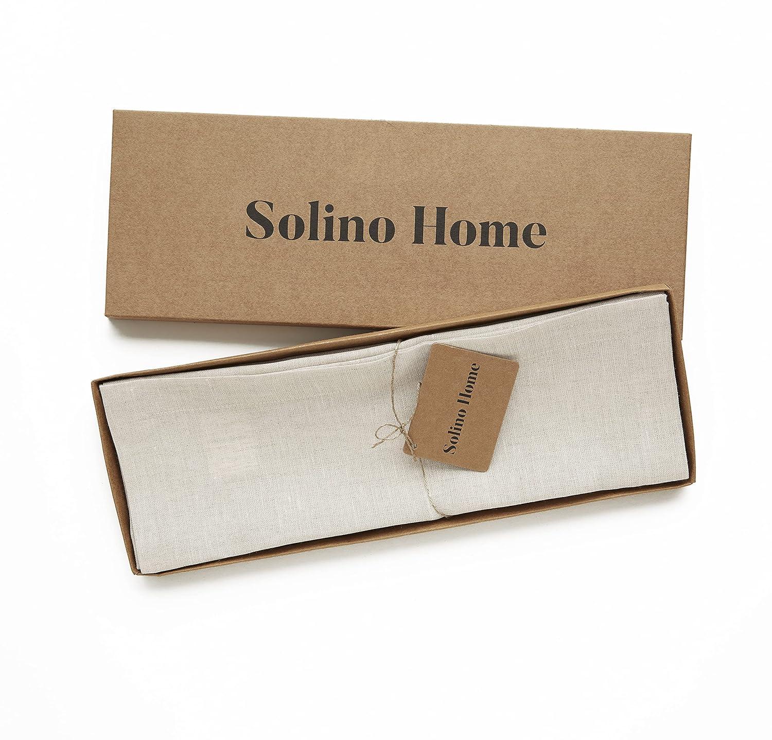 Solino Home 100% Pure Linen Placemats - Athena (Set of 6)