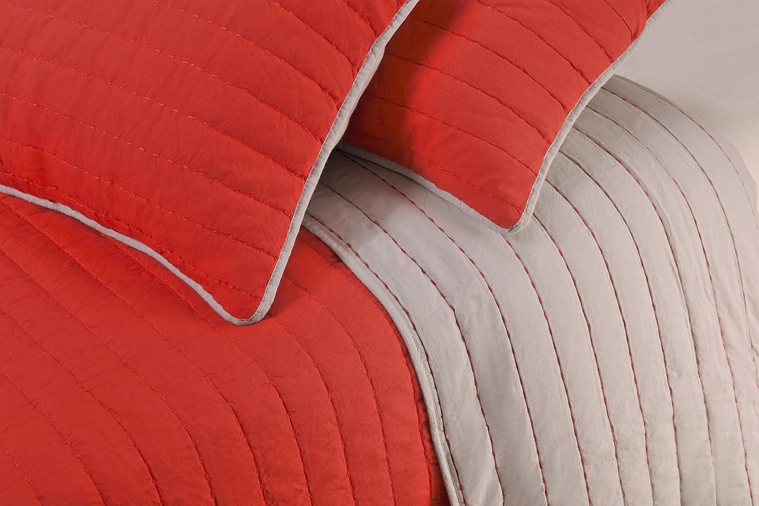 Superior Brandon Standard Cotton Traditional Reversible Quilt Set