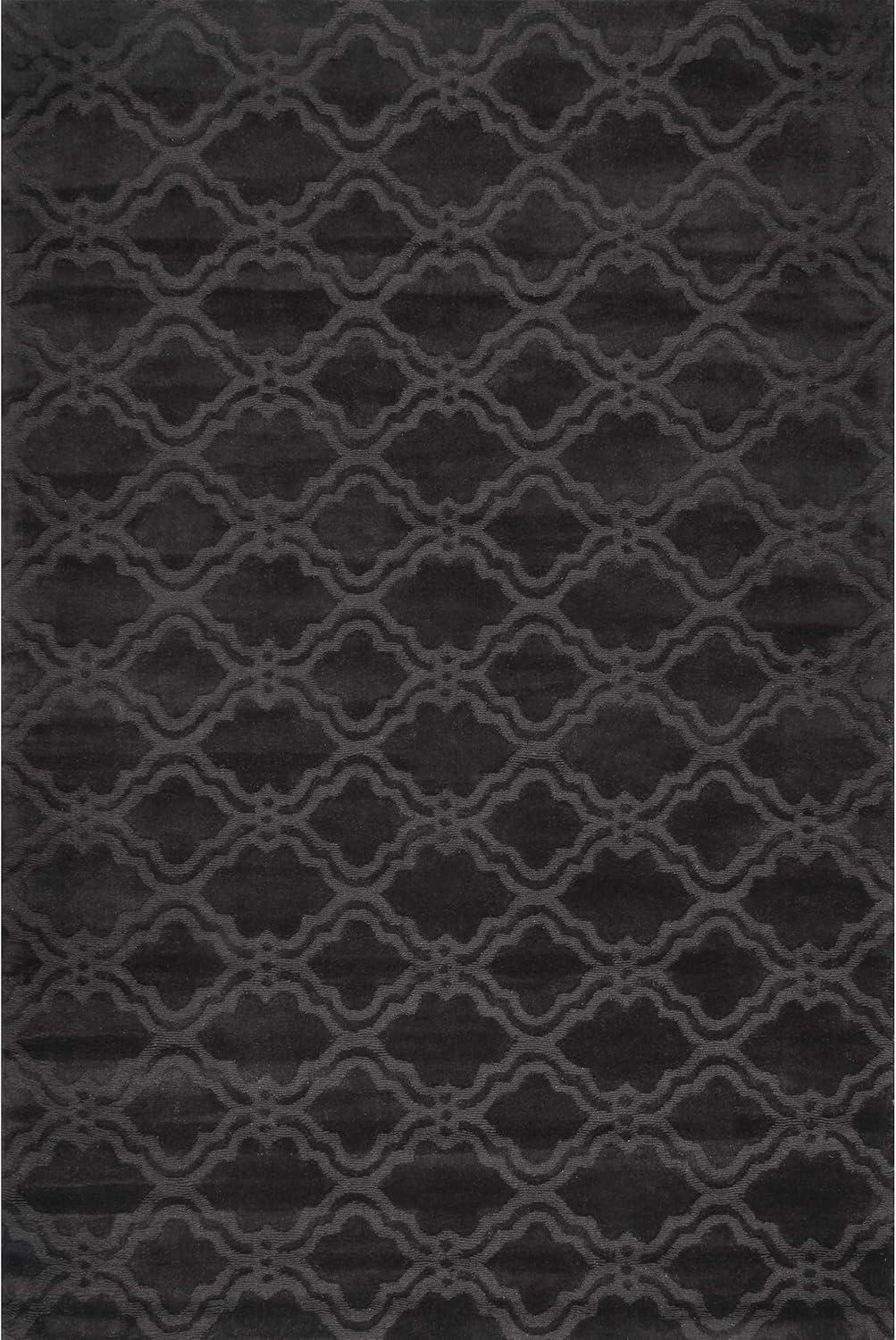 3'x5' Hand Tufted Wilhelmina Area Rug Charcoal - nuLOOM